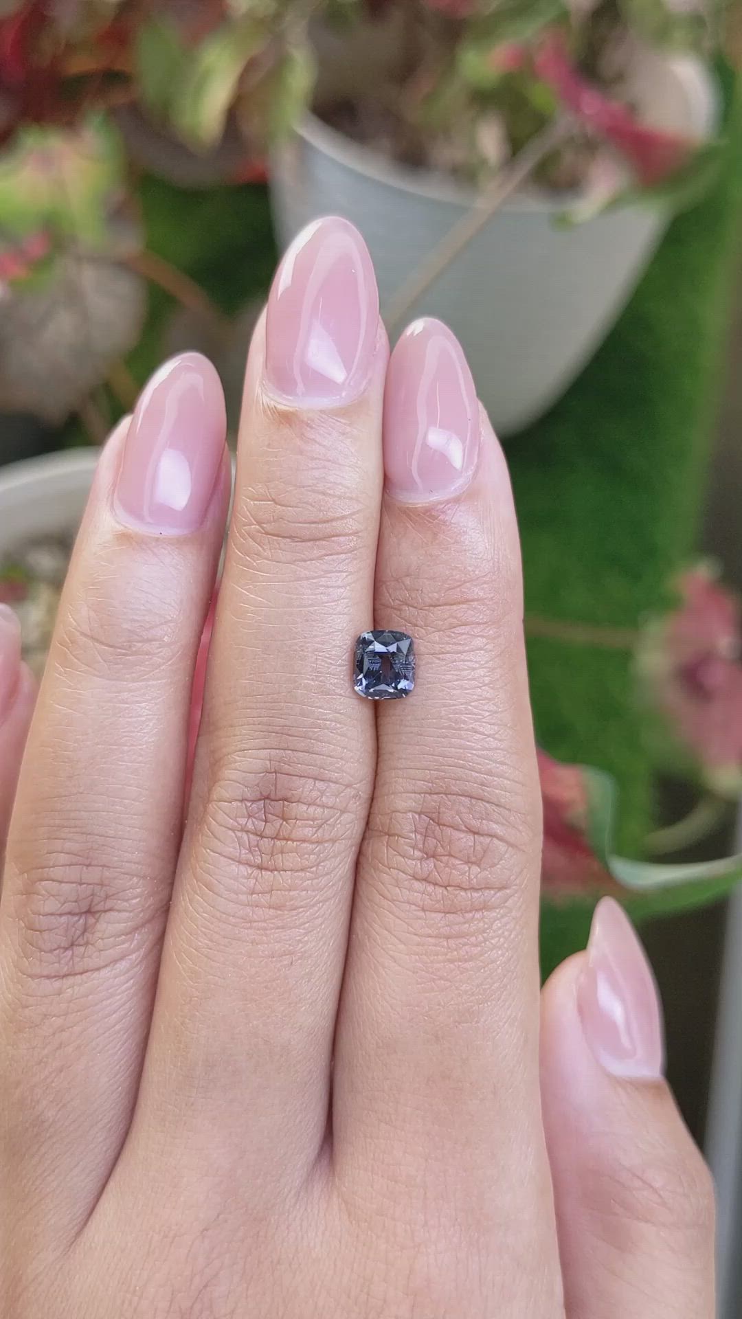 1.13 Ct. Blue Spinel from Ceylon (Sri Lanka) Size Video
