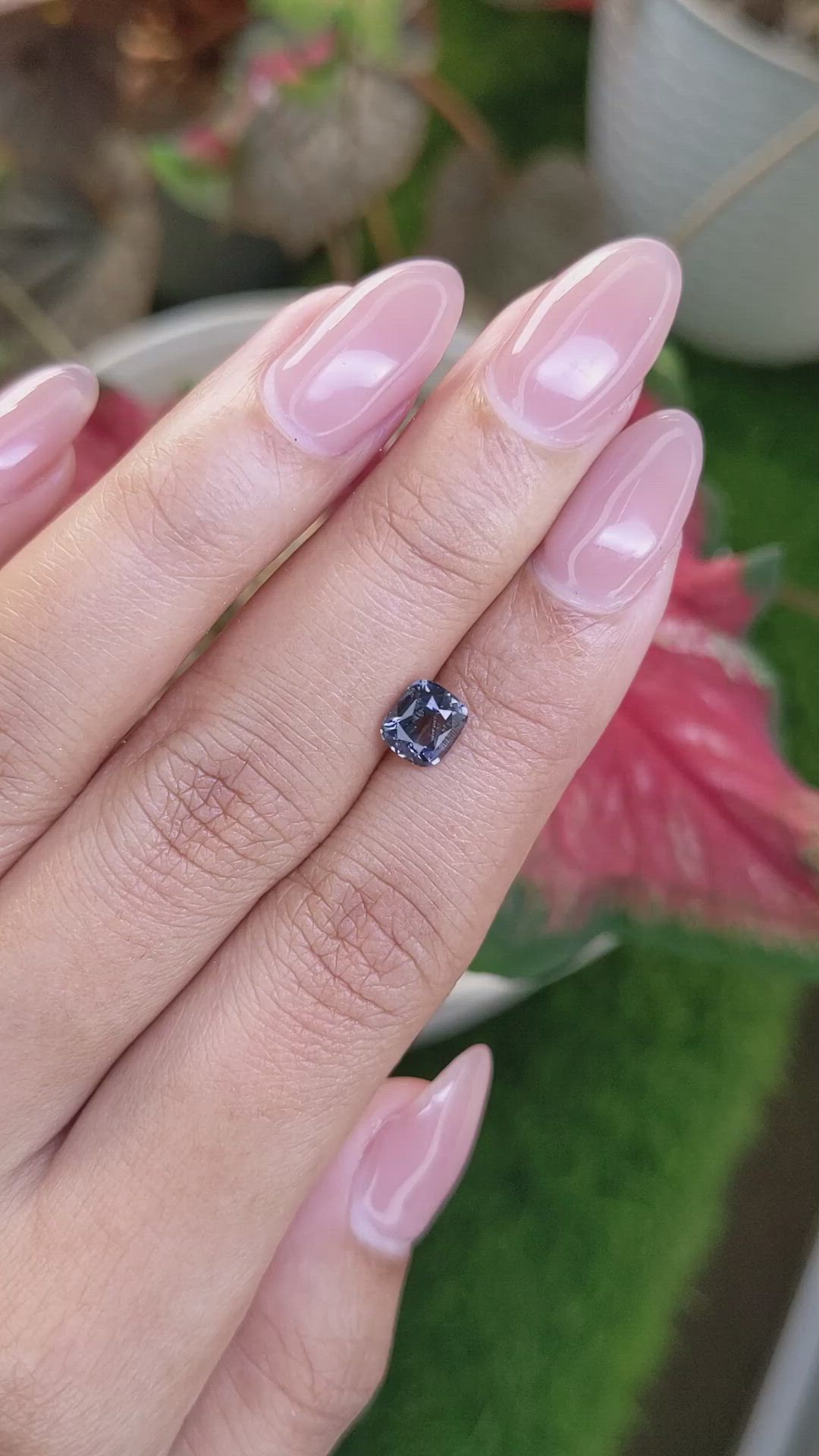 1.13 Ct. Blue Spinel from Ceylon (Sri Lanka) Size Video
