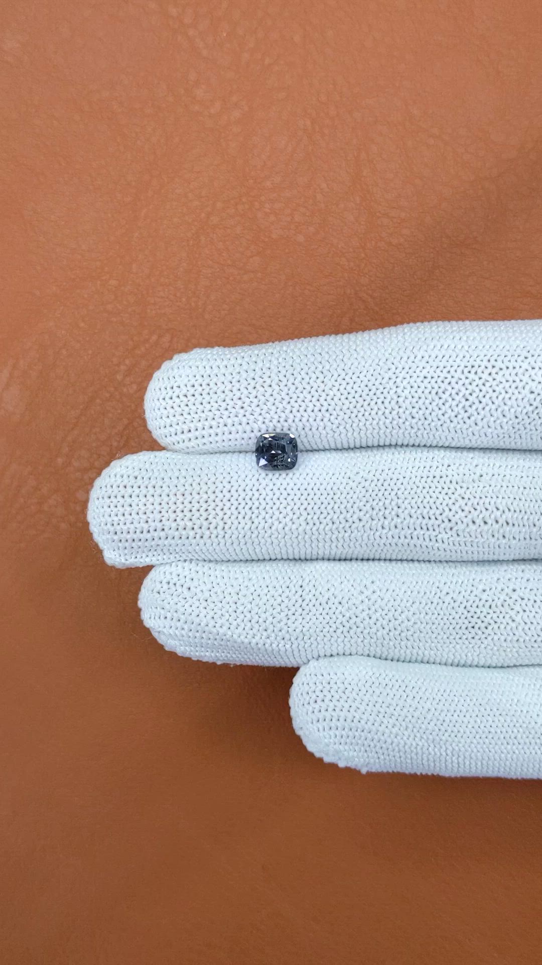 1.13 Ct. Blue Spinel from Ceylon (Sri Lanka) Size Video