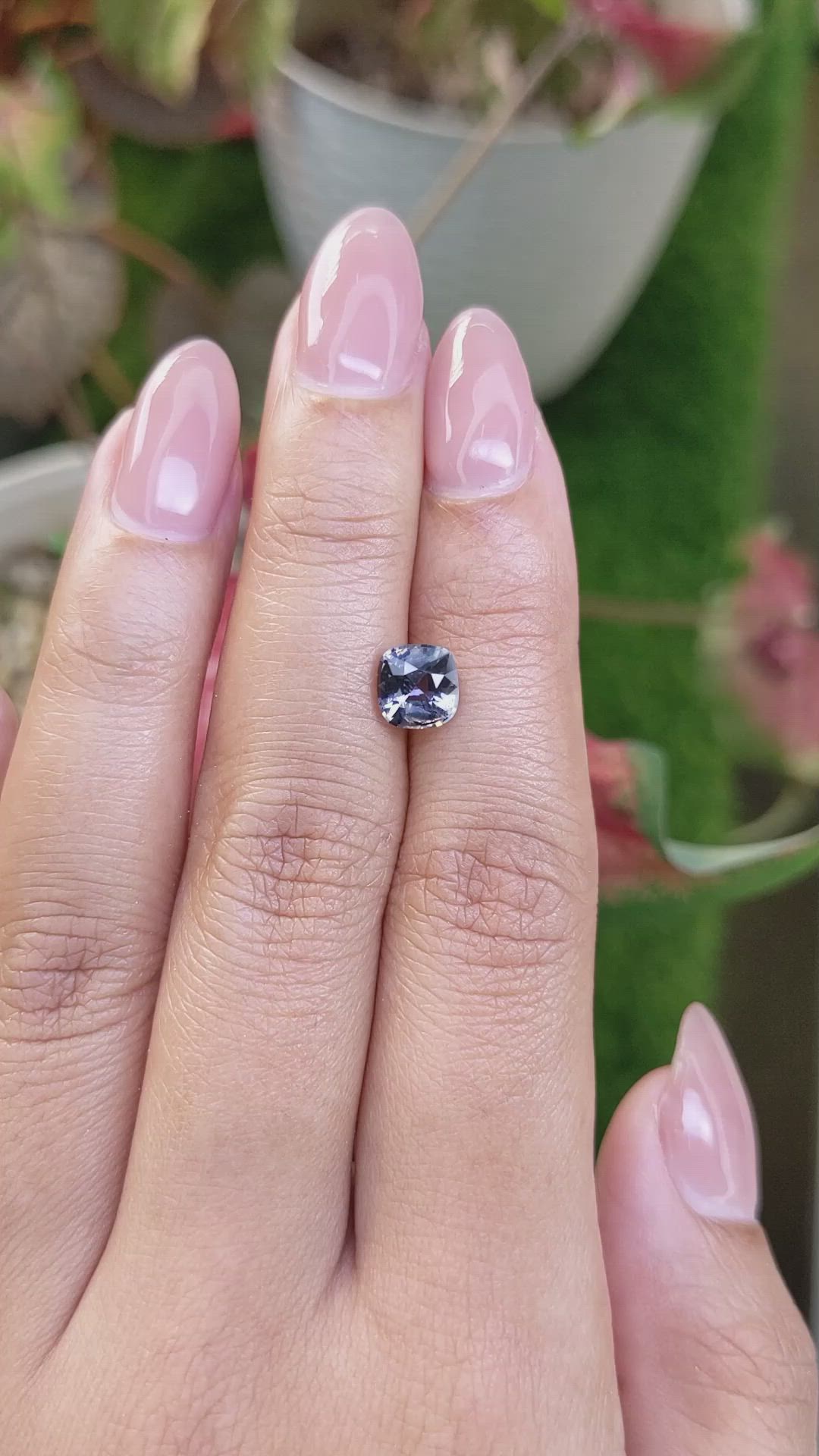 1.49 Ct. Blue Spinel from Ceylon (Sri Lanka) Size Video