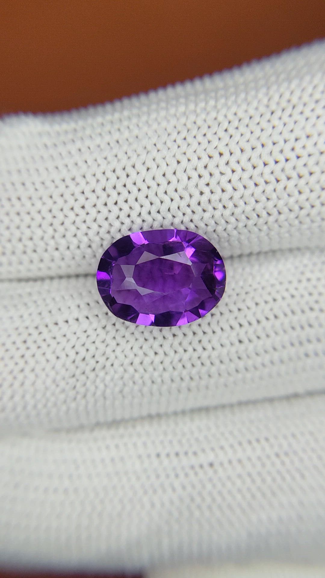 4.12 Ct. Purple Amethyst from Ceylon (Sri Lanka) Size Video