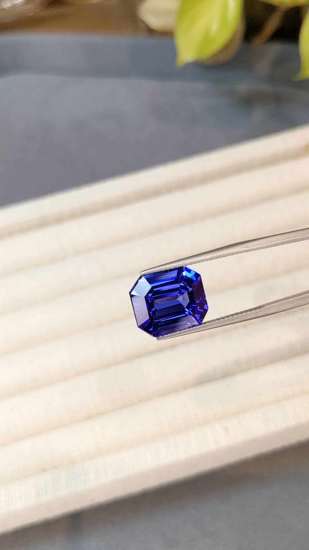 9.70 Ct. Blue Tanzanite from Tanzania Size Video