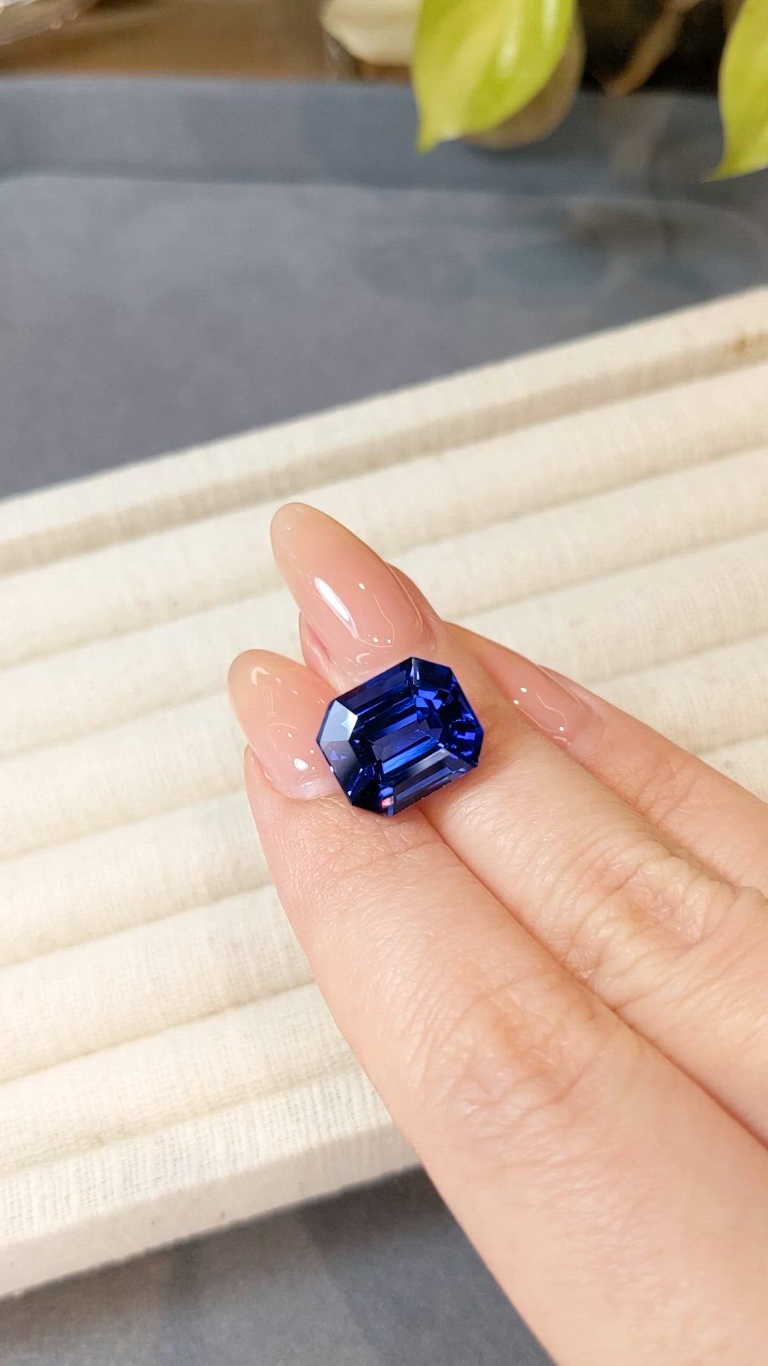 9.70 Ct. Blue Tanzanite from Tanzania Size Video