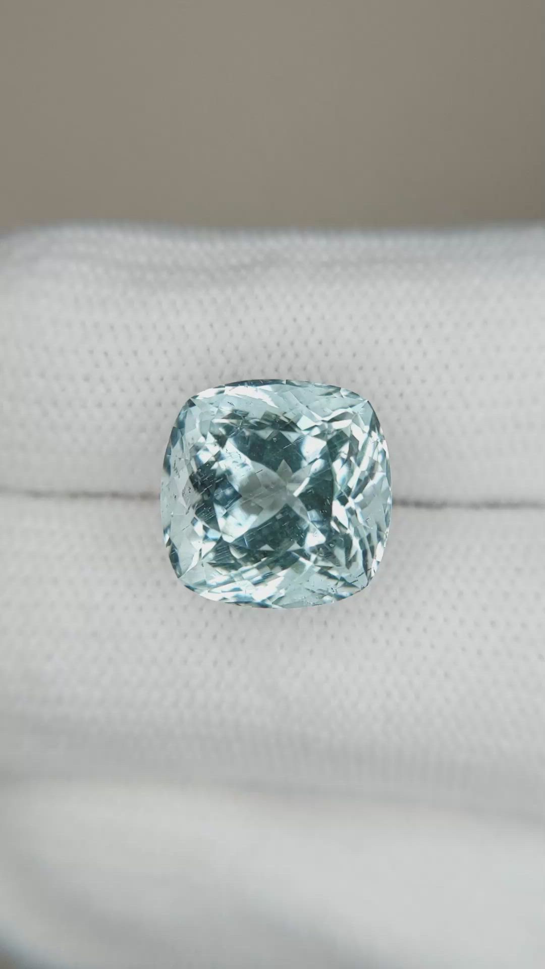 9.30 Ct. Greenish Blue Aquamarine from Brazil Size Video