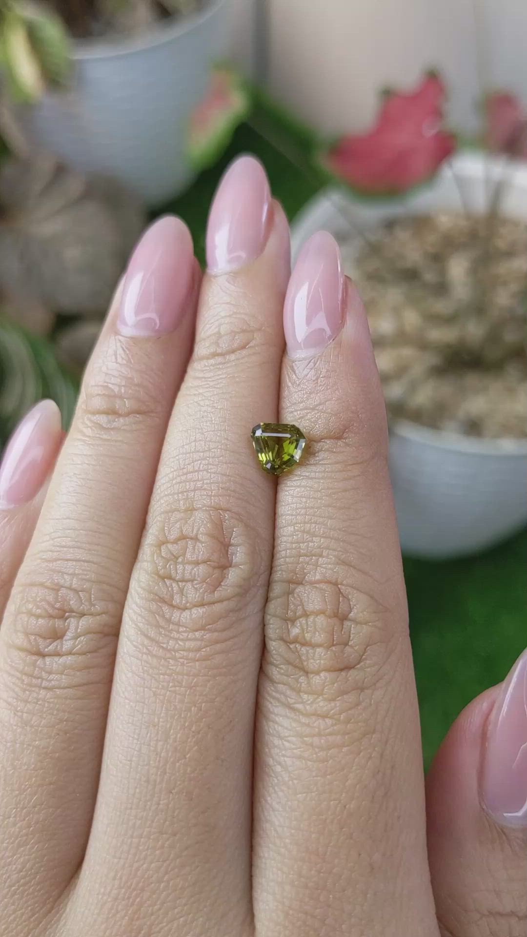 1.30 Ct. Alexandrite from Ceylon (Sri Lanka) Size Video