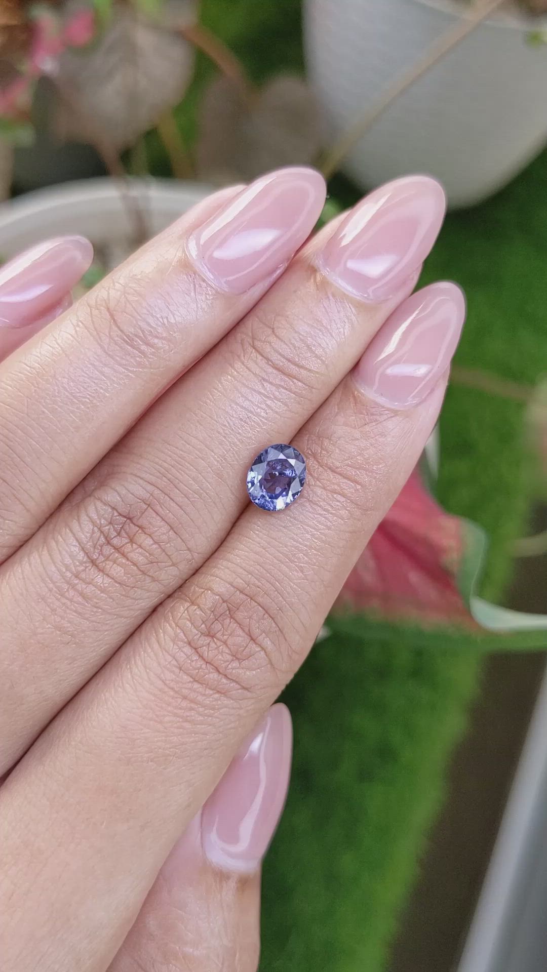 1.45 Ct. Blue Spinel from Ceylon (Sri Lanka) Size Video