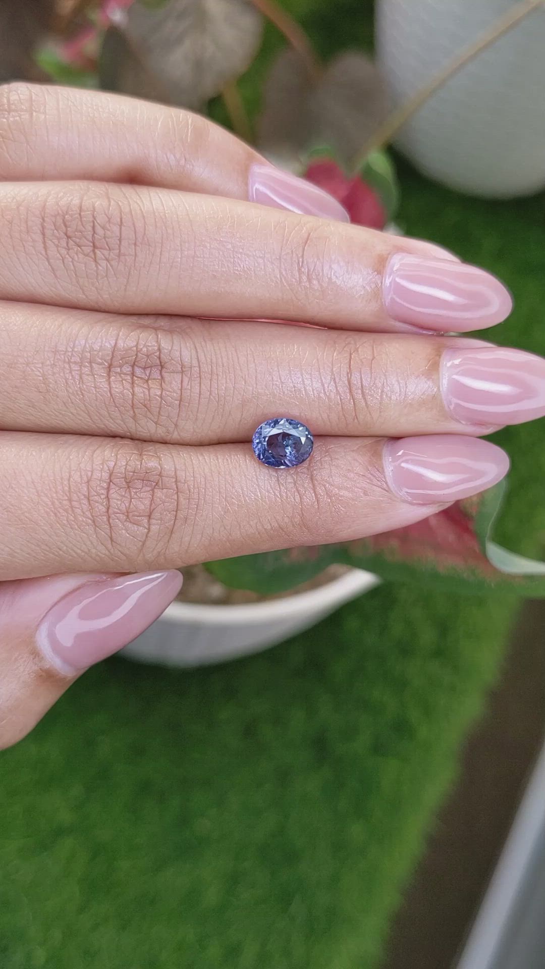 1.45 Ct. Blue Spinel from Ceylon (Sri Lanka) Size Video