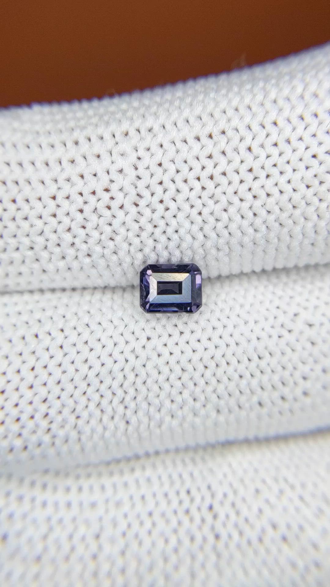 0.66 Ct. Purple Spinel from Ceylon (Sri Lanka) Size Video