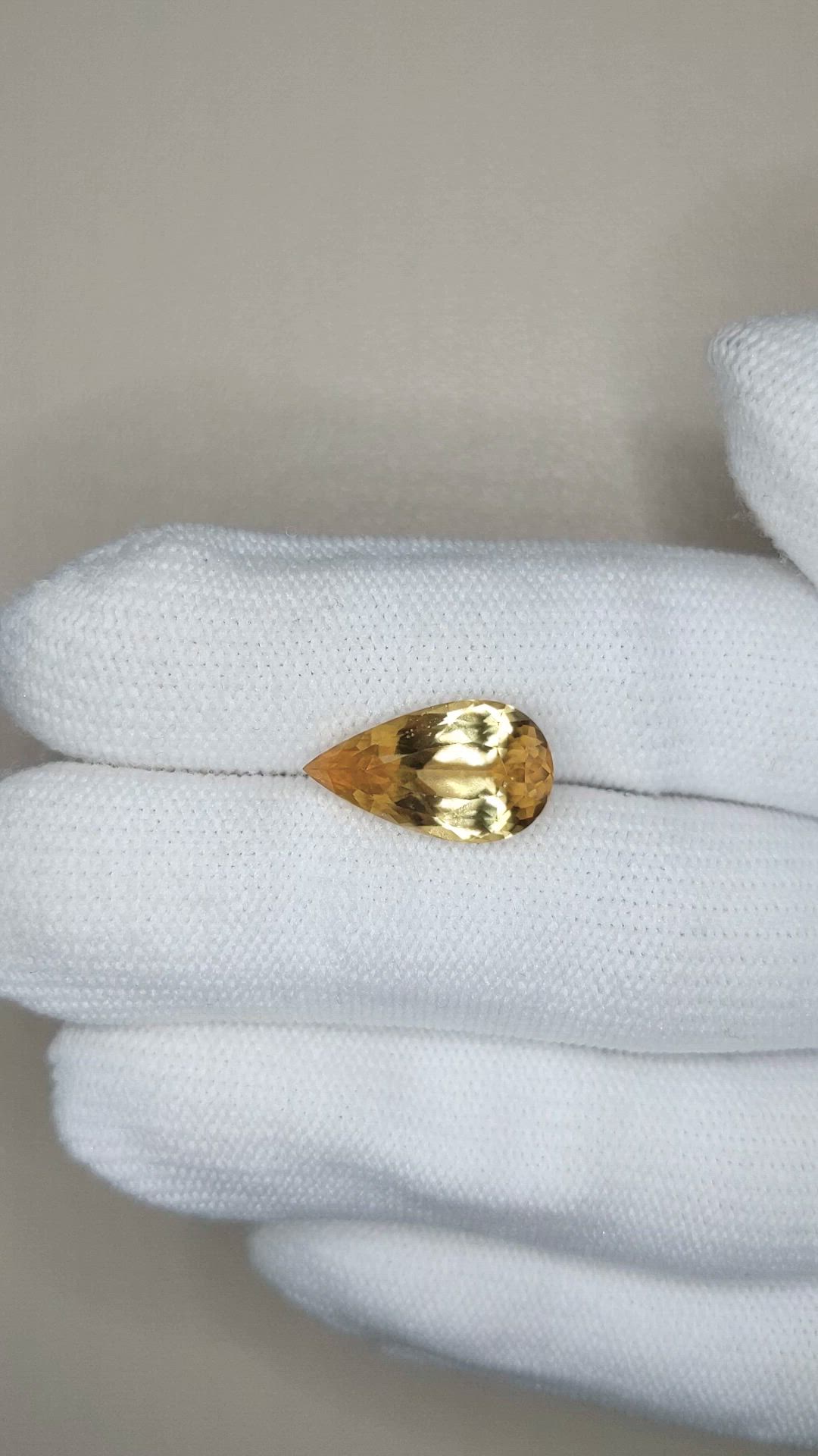 6.58 Ct. Golden Brown Hessonite Garnet from Madagascar Size Video