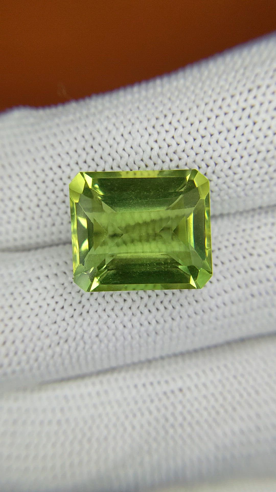 14.59 Ct. Yellowish Green Prasiolite from Madagascar Size Video