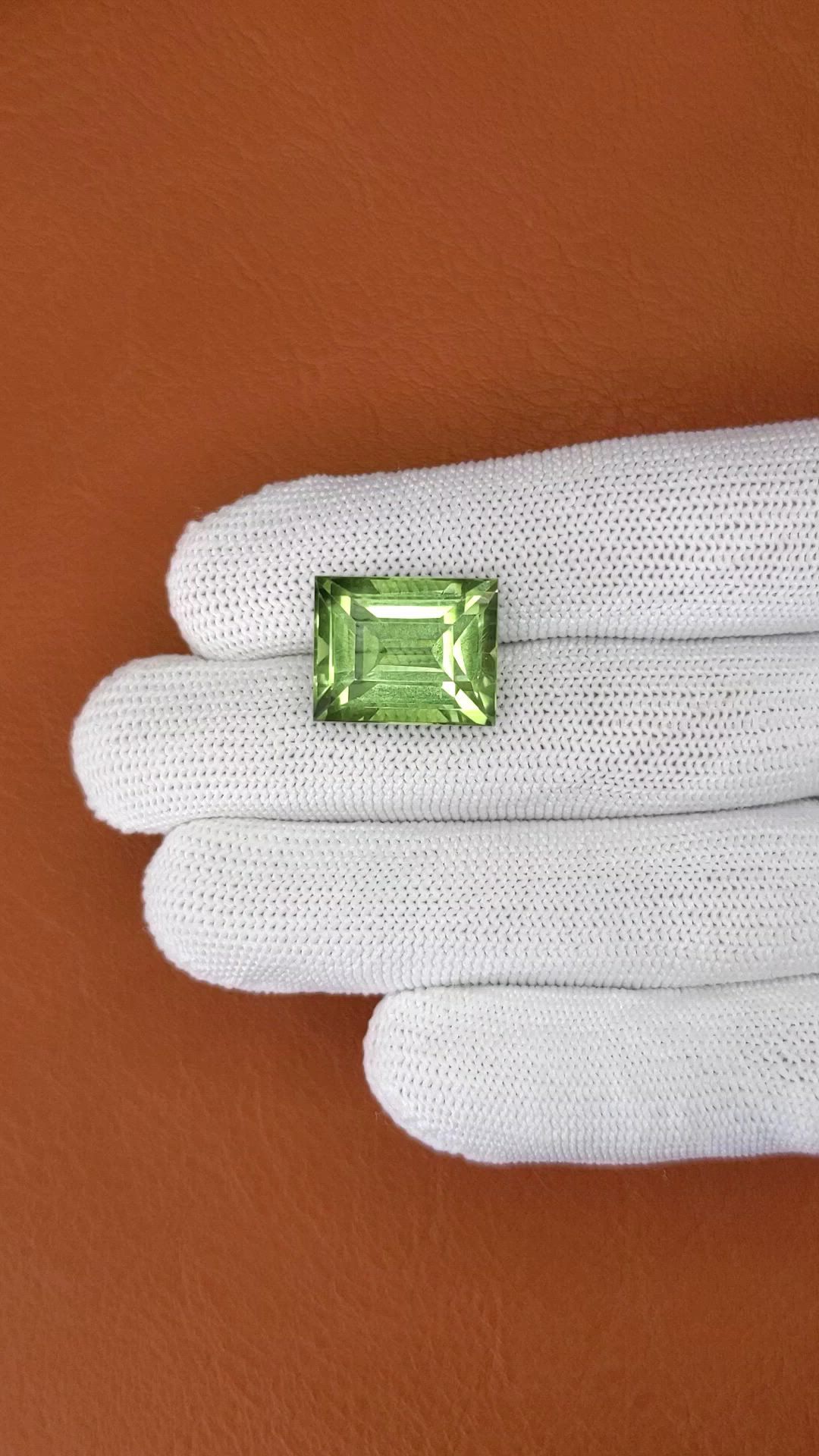 16.24 Ct. Yellowish Green Prasiolite from Madagascar Size Video