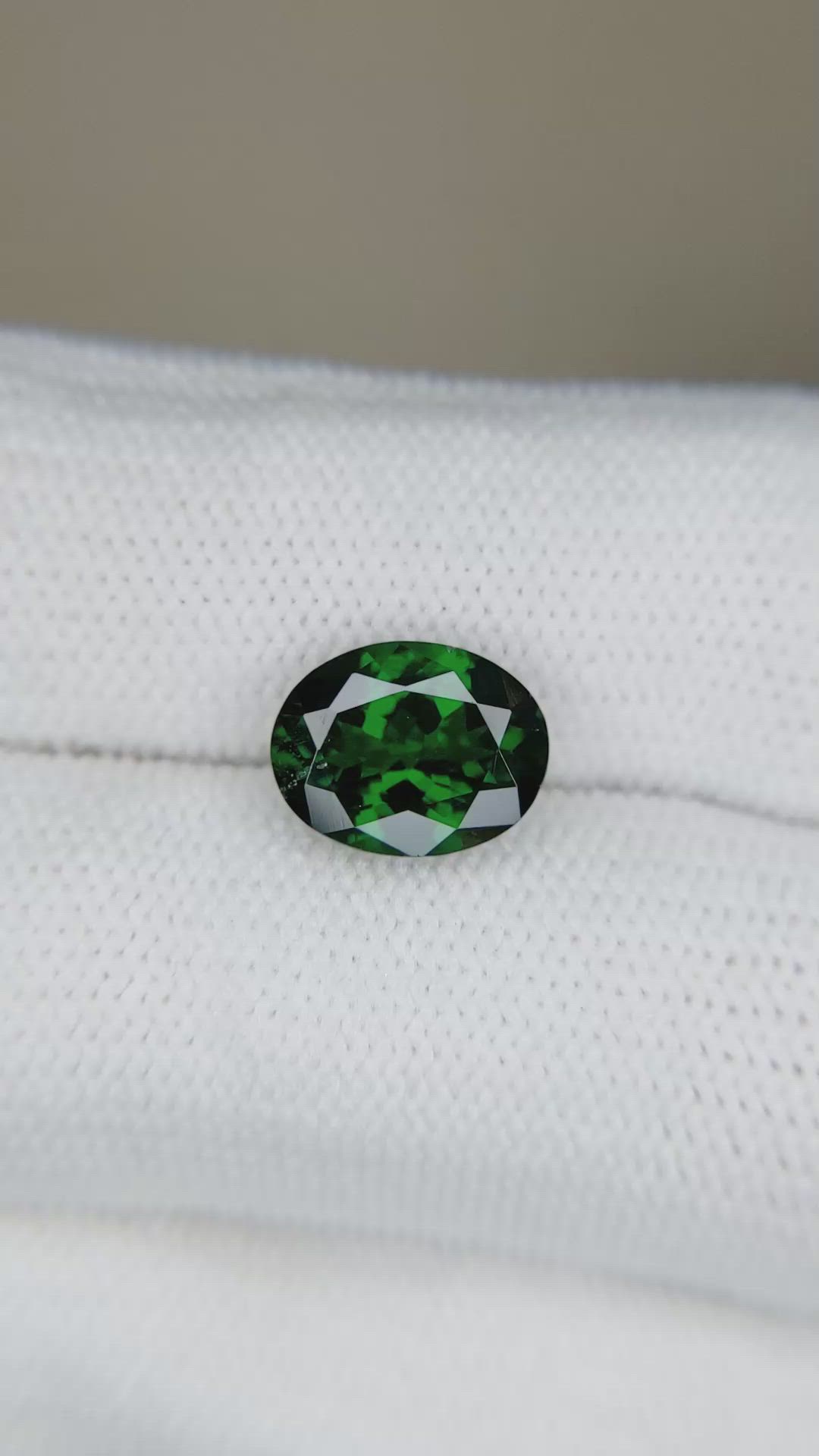 2.71 Ct. Tsavorite Garnet from Tanzania Size Video