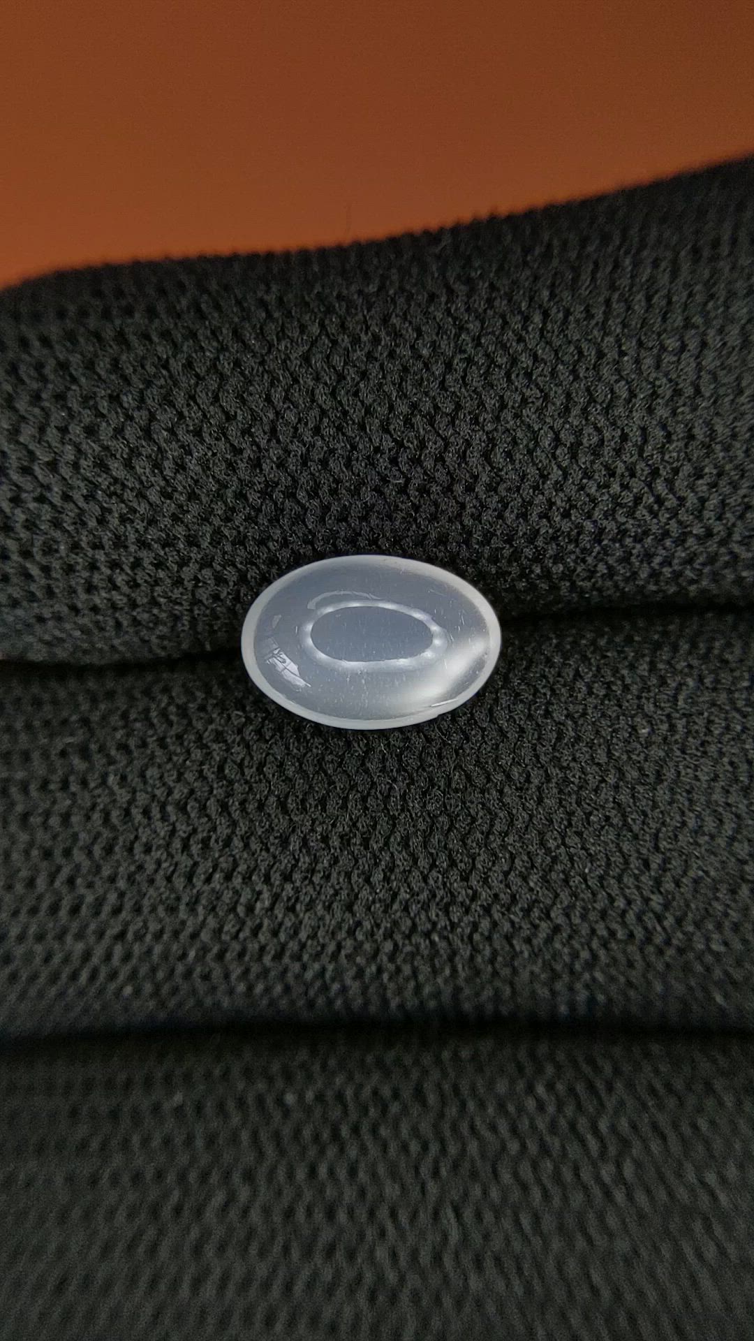 1.59 Ct. White Cabochon Moonstone from Ceylon (Sri Lanka) Size Video