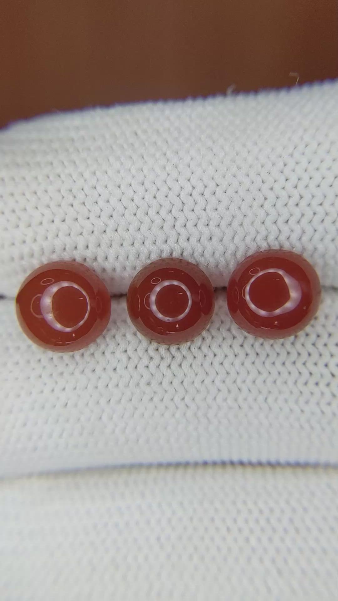 5.24 Ct. Oxblood (Red) Coral from Italy Size Video