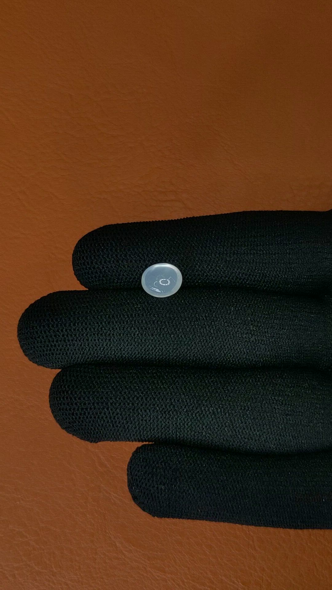 2.11 Ct. White Cabochon Moonstone from Ceylon (Sri Lanka) Size Video