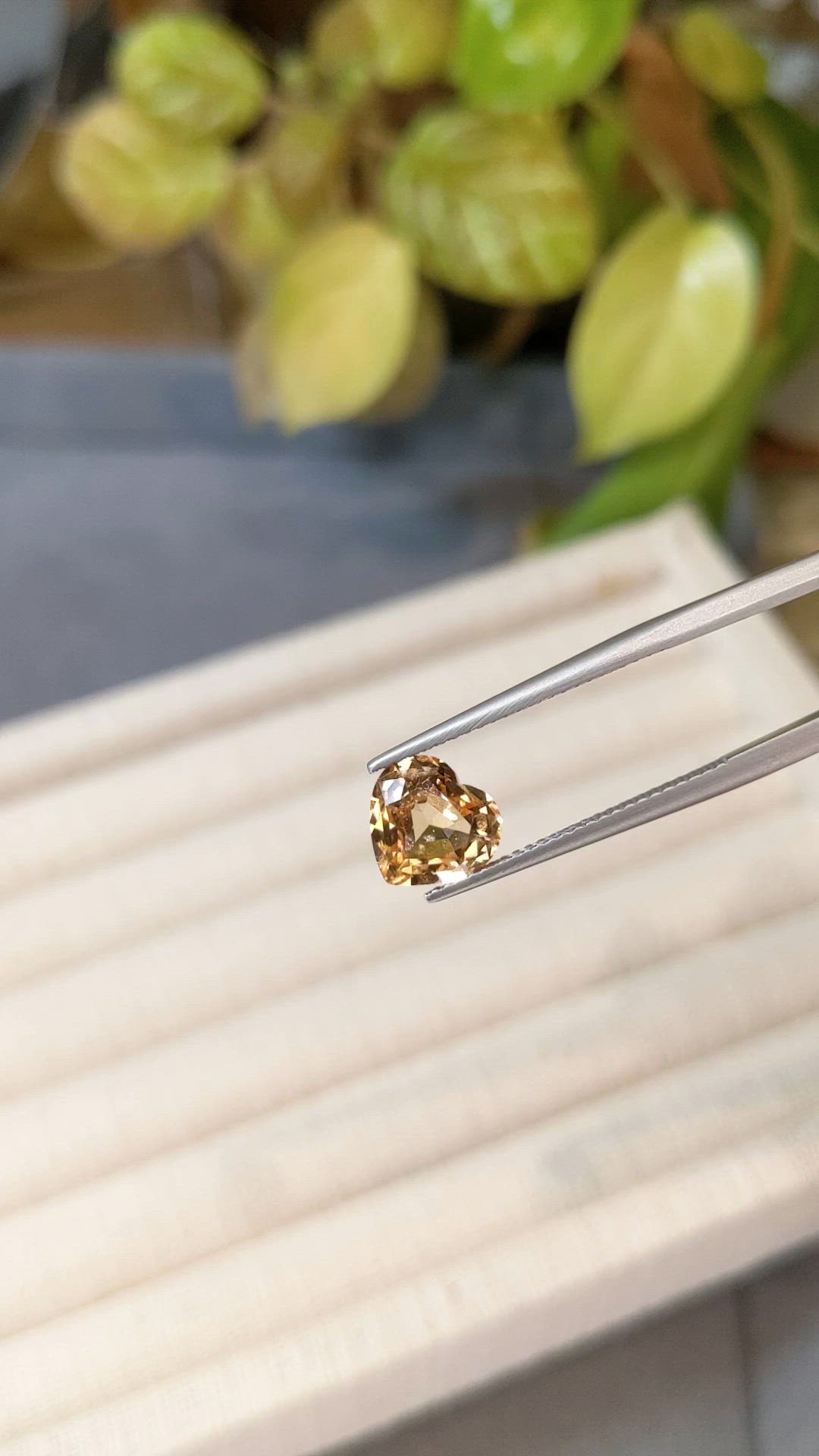 2.38 Ct. Orangish Brown Garnet from Tanzania Size Video