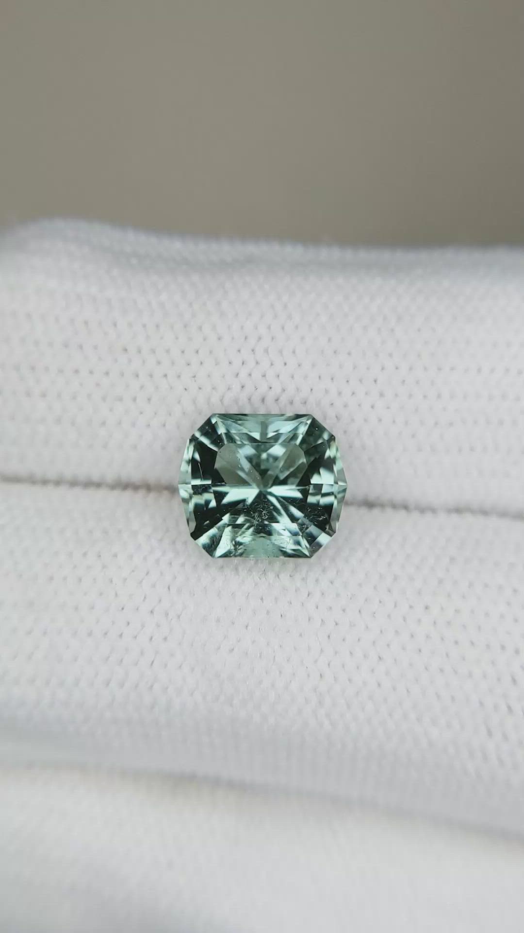 3.05 Ct. Bluish Green Tourmaline from Afghanistan Size Video