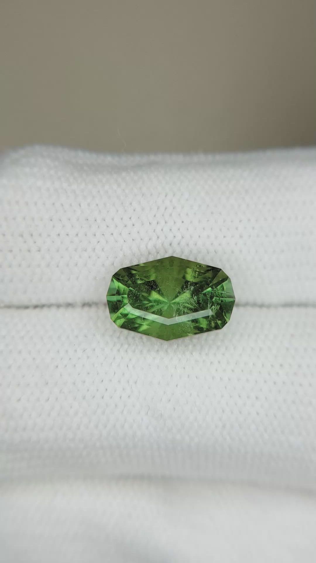 3.86 Ct. Green Tourmaline from Mozambique Size Video