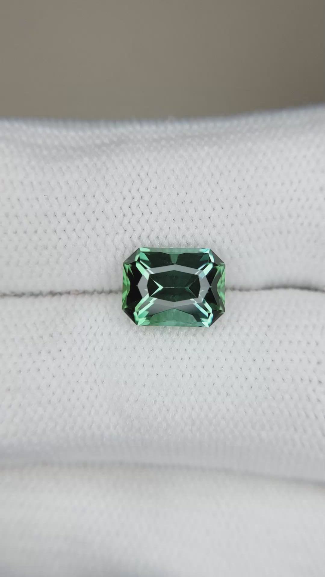 2.40 Ct. Greenish Blue Tourmaline from Namibia Size Video