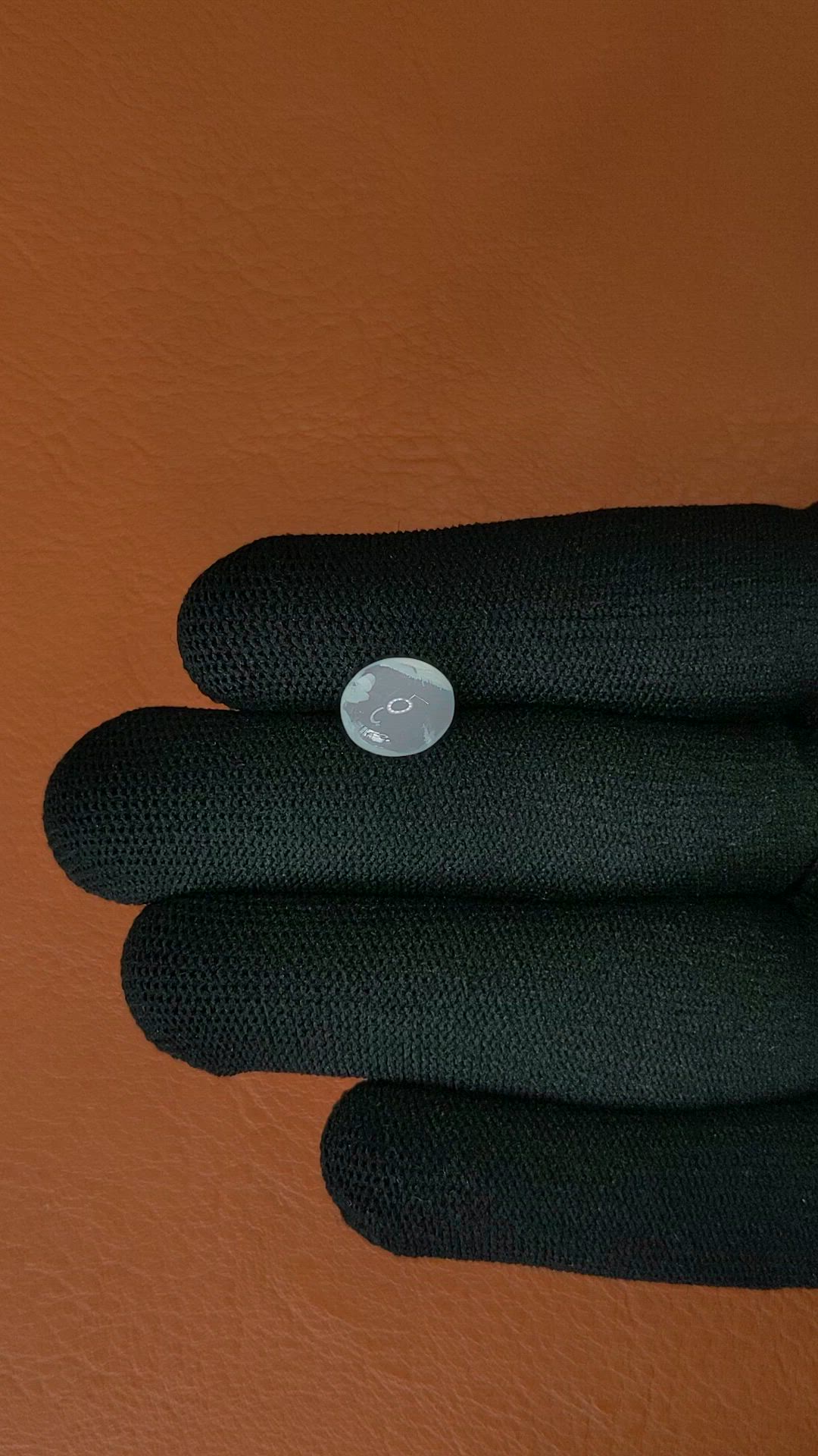 2.44 Ct. White Cabochon Moonstone from Ceylon (Sri Lanka) Size Video