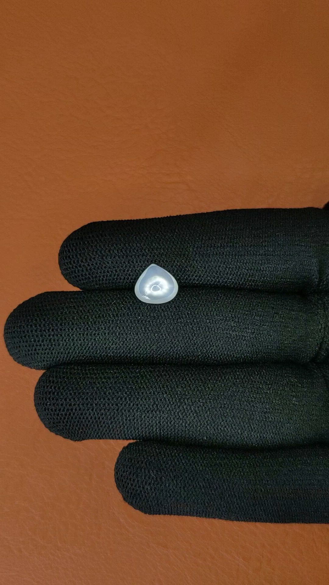 2.45 Ct. White Cabochon Moonstone from Ceylon (Sri Lanka) Size Video