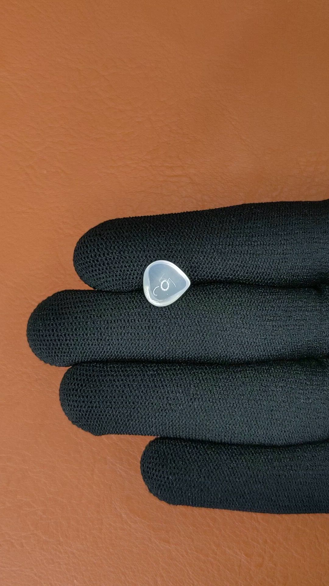 3.00 Ct. White Cabochon Moonstone from Ceylon (Sri Lanka) Size Video