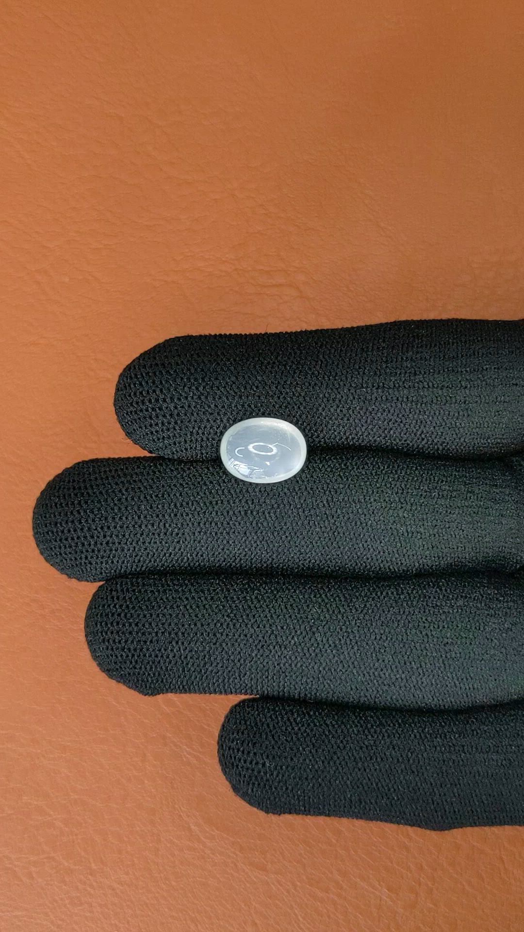 3.26 Ct. White Cabochon Moonstone from Ceylon (Sri Lanka) Size Video