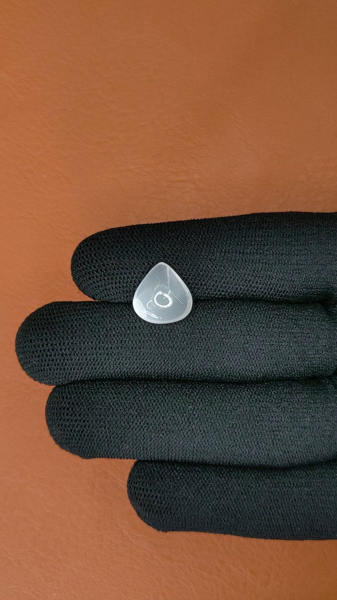 4.67 Ct. White Cabochon Moonstone from Ceylon (Sri Lanka) Size Video