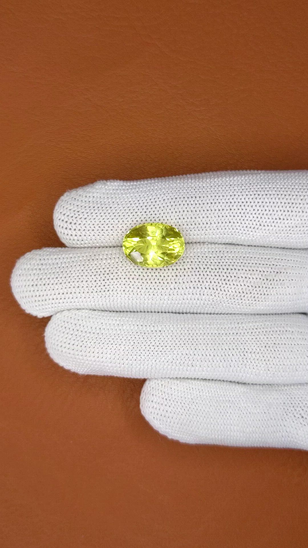 7.45 Ct. Lemon Quartz from Madagascar Size Video