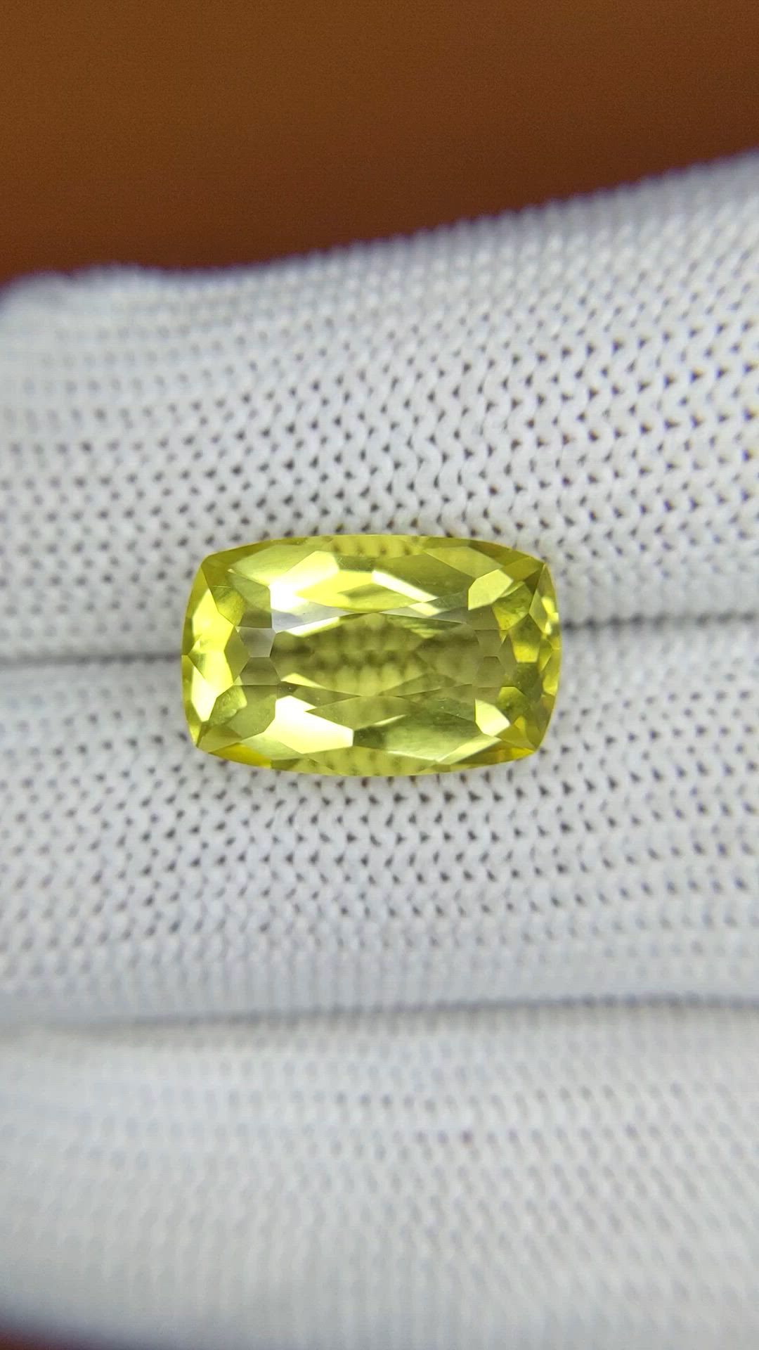 6.64 Ct. Lemon Quartz from Madagascar Size Video