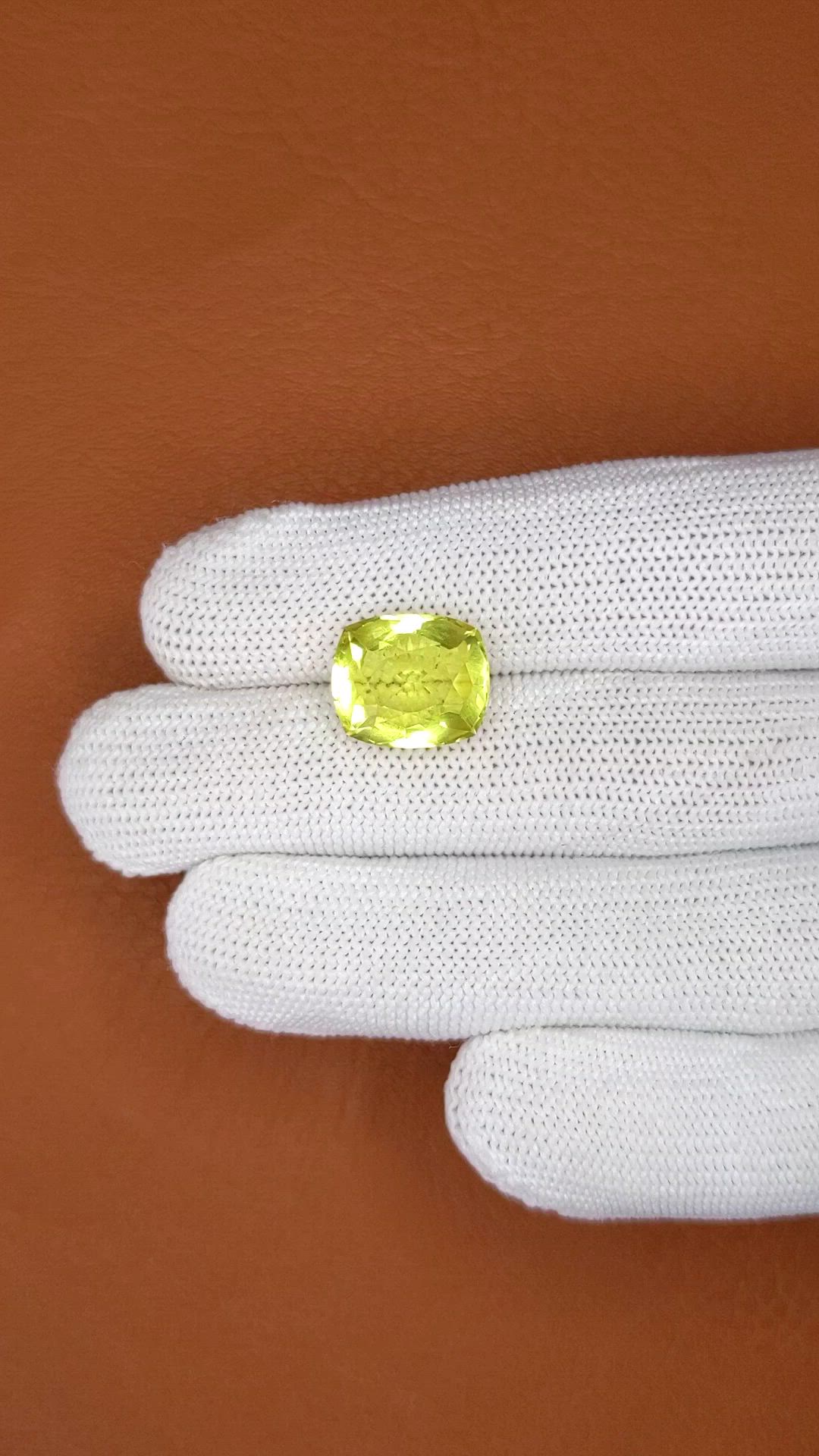 6.78 Ct. Lemon Quartz from Madagascar Size Video