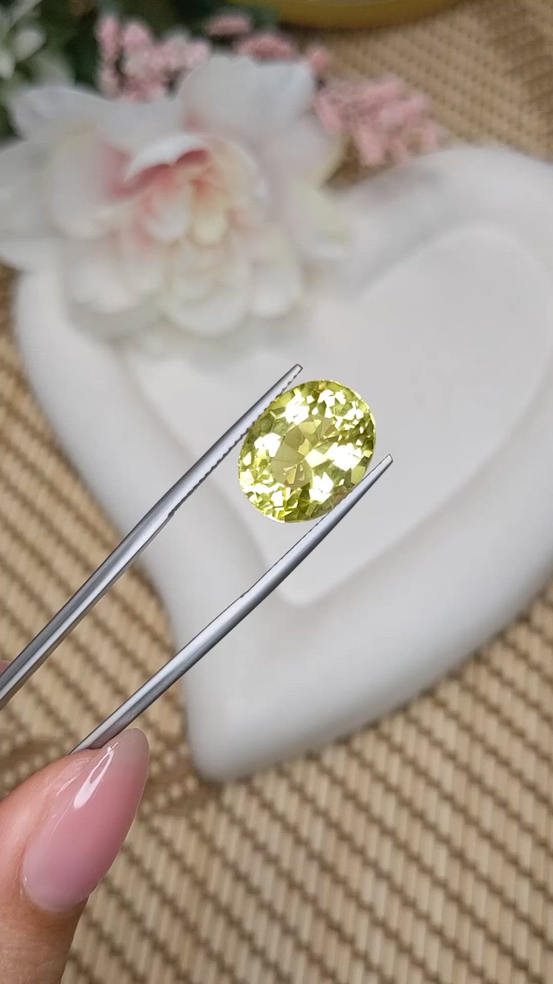9.17 Ct. Lemon Quartz from Madagascar Size Video