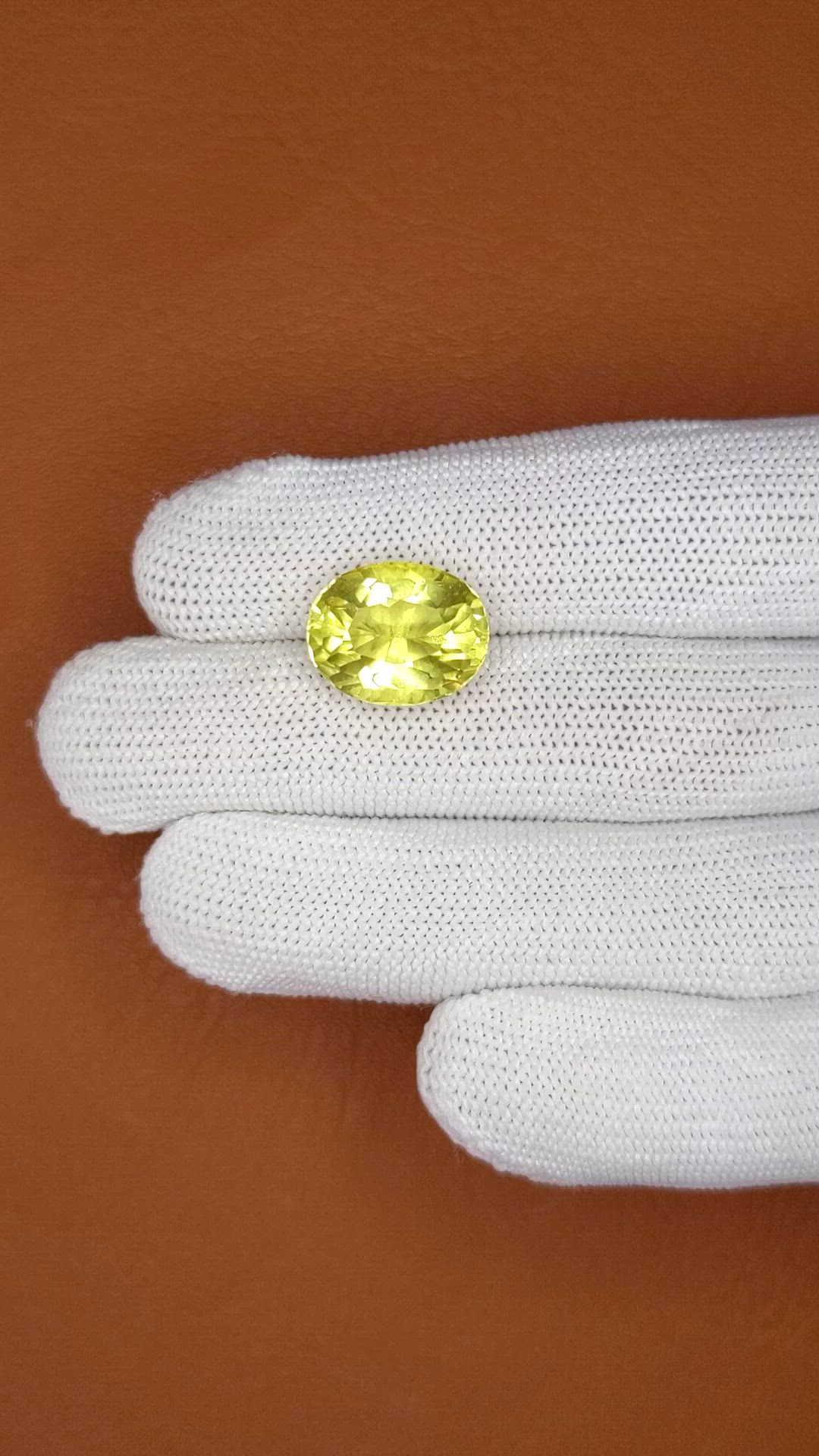 9.17 Ct. Lemon Quartz from Madagascar Size Video