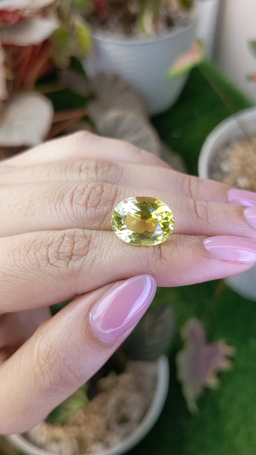 9.17 Ct. Lemon Quartz from Madagascar Size Video