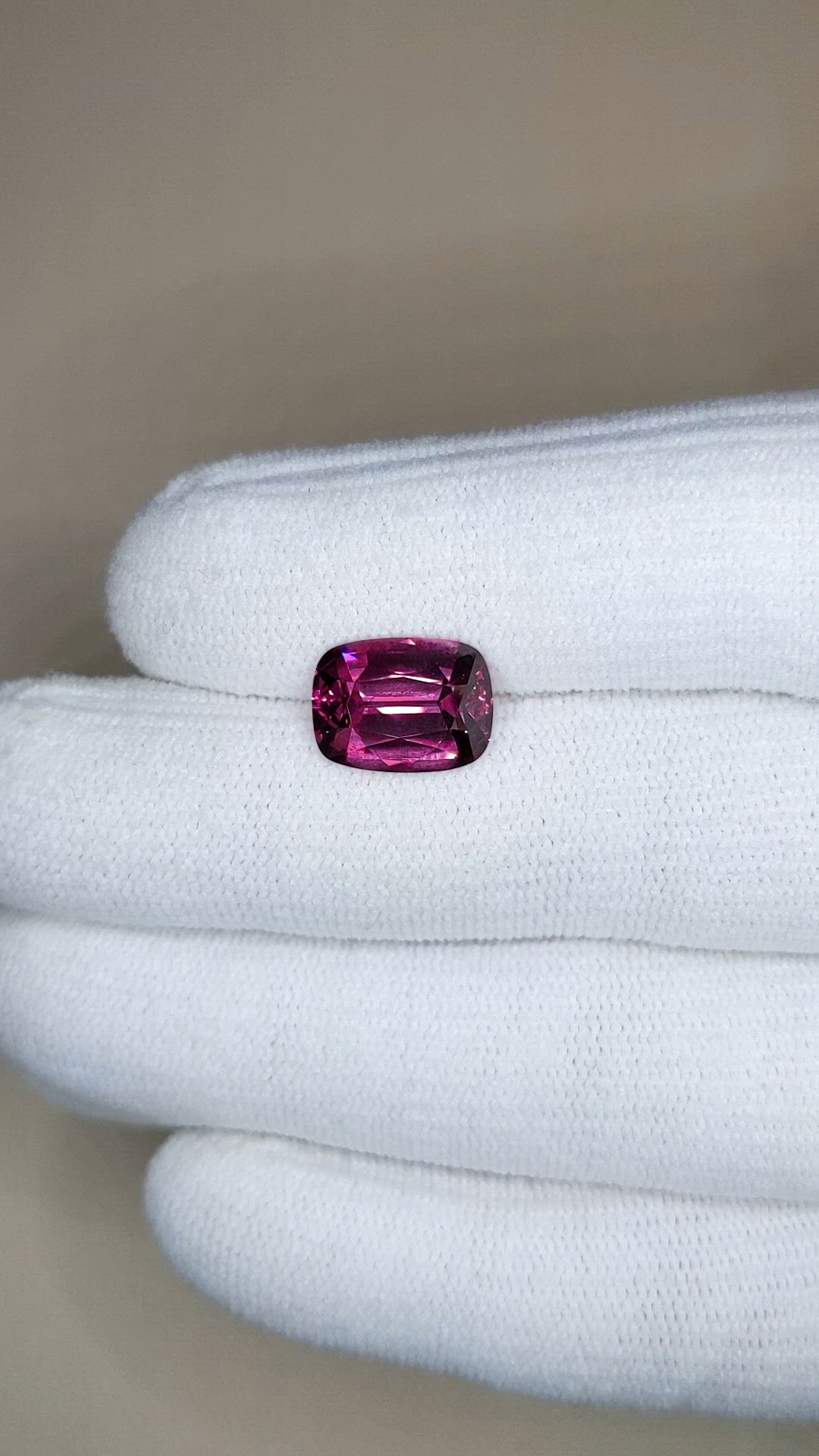 4.78 Ct. Pinkish Purple Garnet from Tanzania Size Video