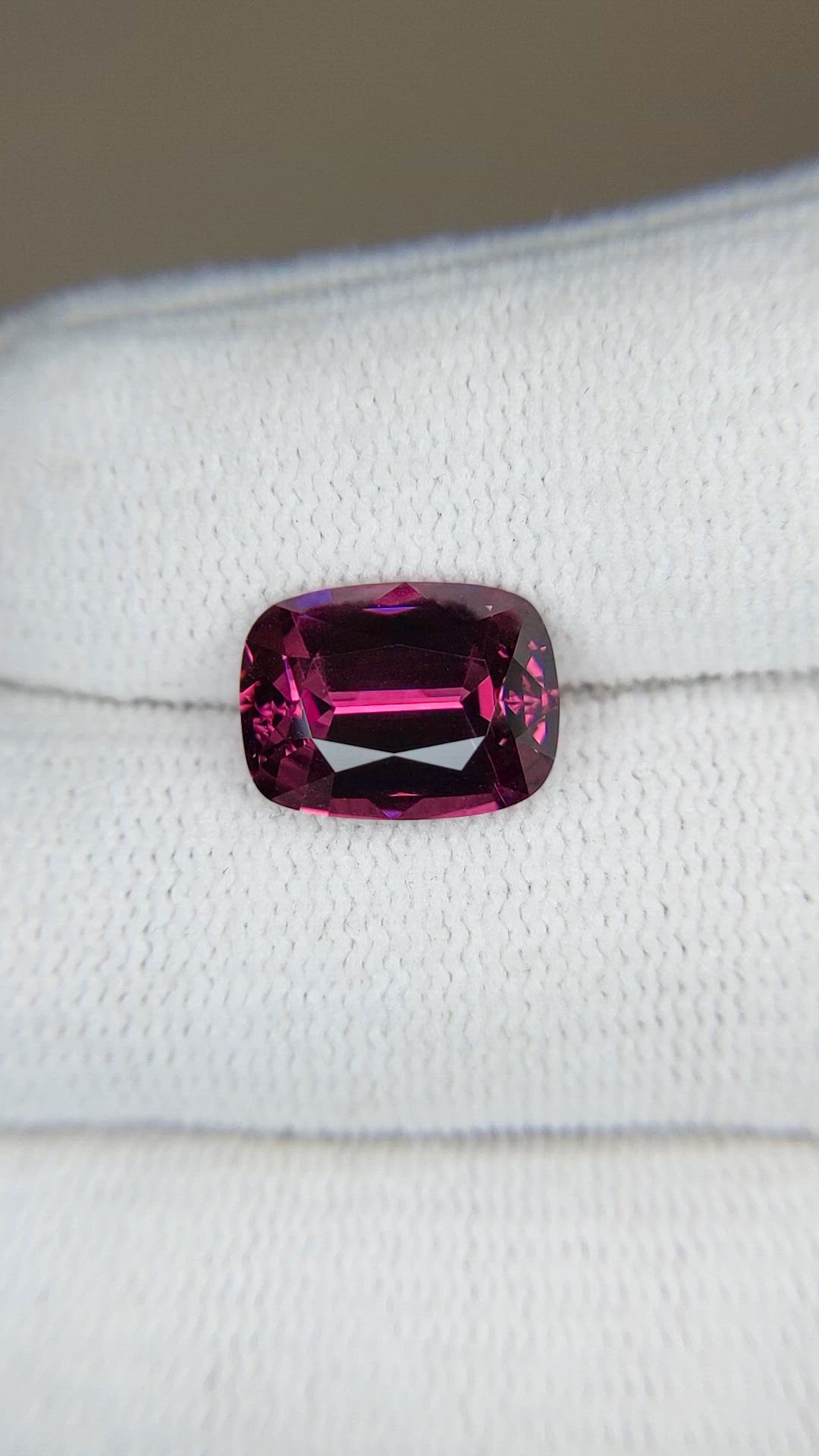 4.78 Ct. Pinkish Purple Garnet from Tanzania Size Video
