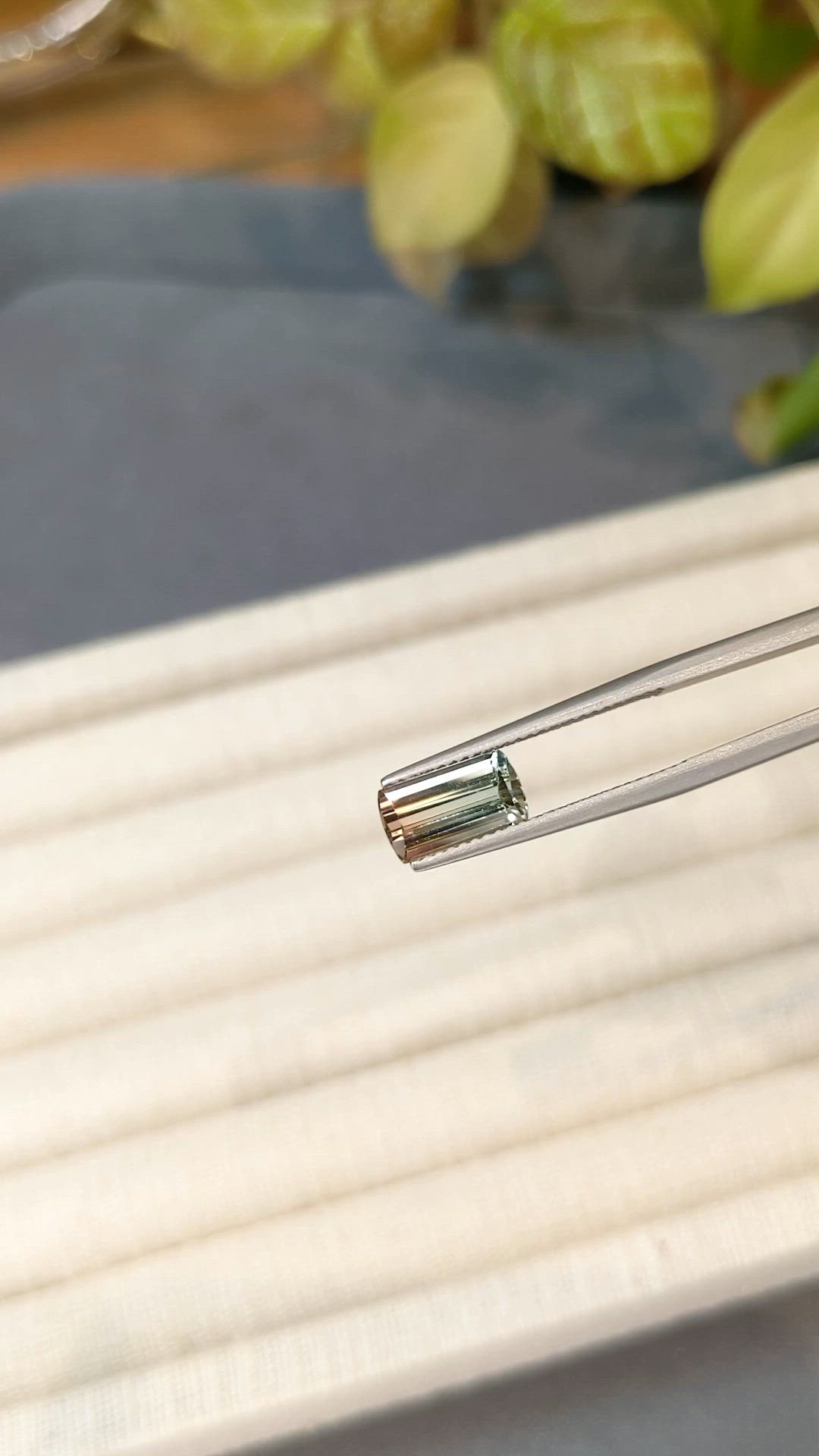 2.07 Ct. Watermelon Tourmaline from Brazil Size Video