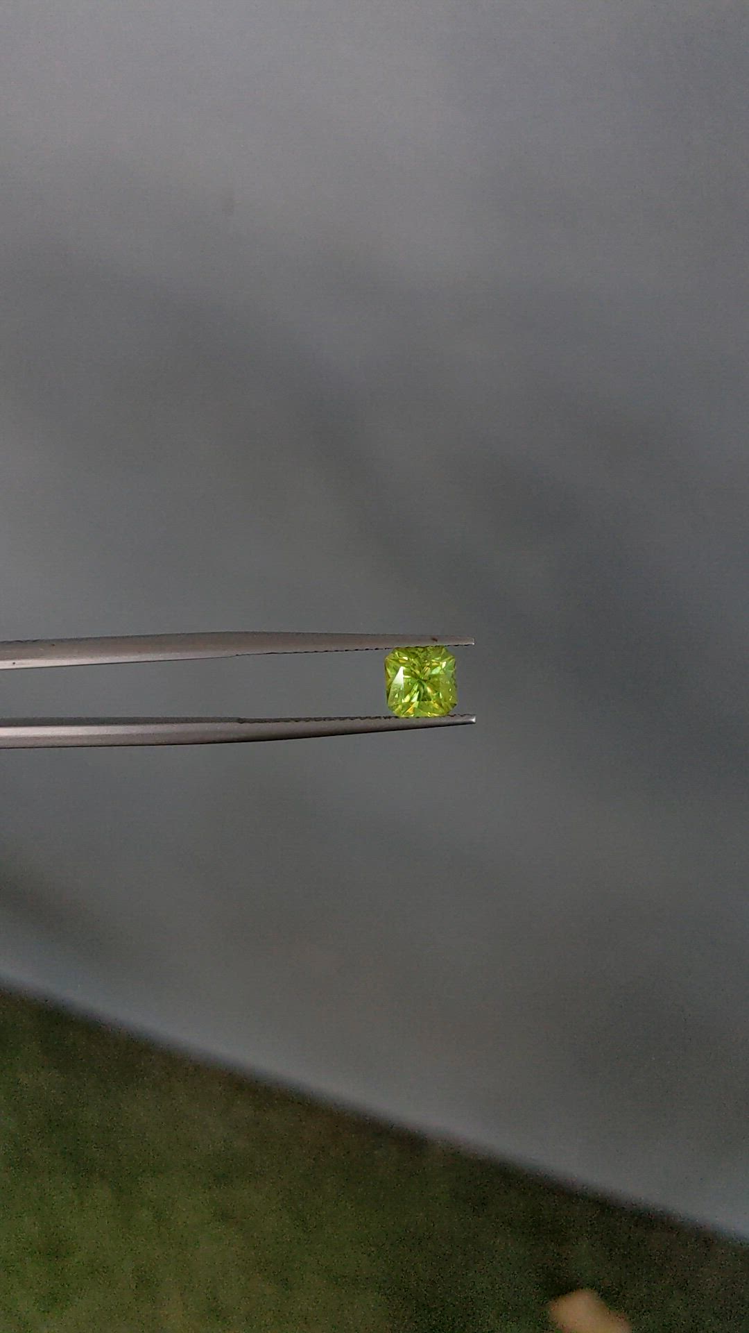 1.60 Ct. Yellowish Green Sphene (Titanite) from Madagascar Size Video