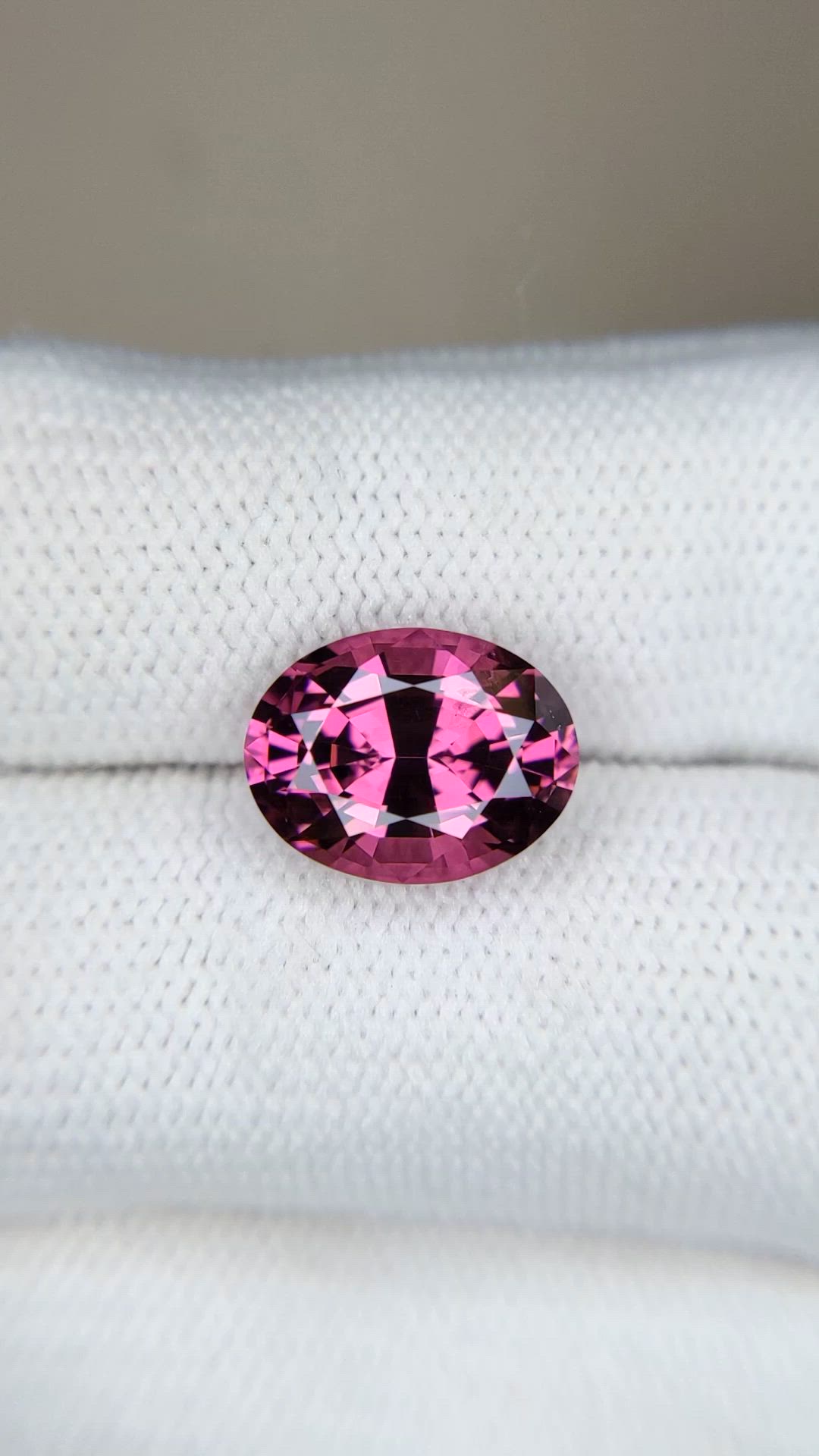 5.34 Ct. Pinkish Purple Garnet from Tanzania Size Video