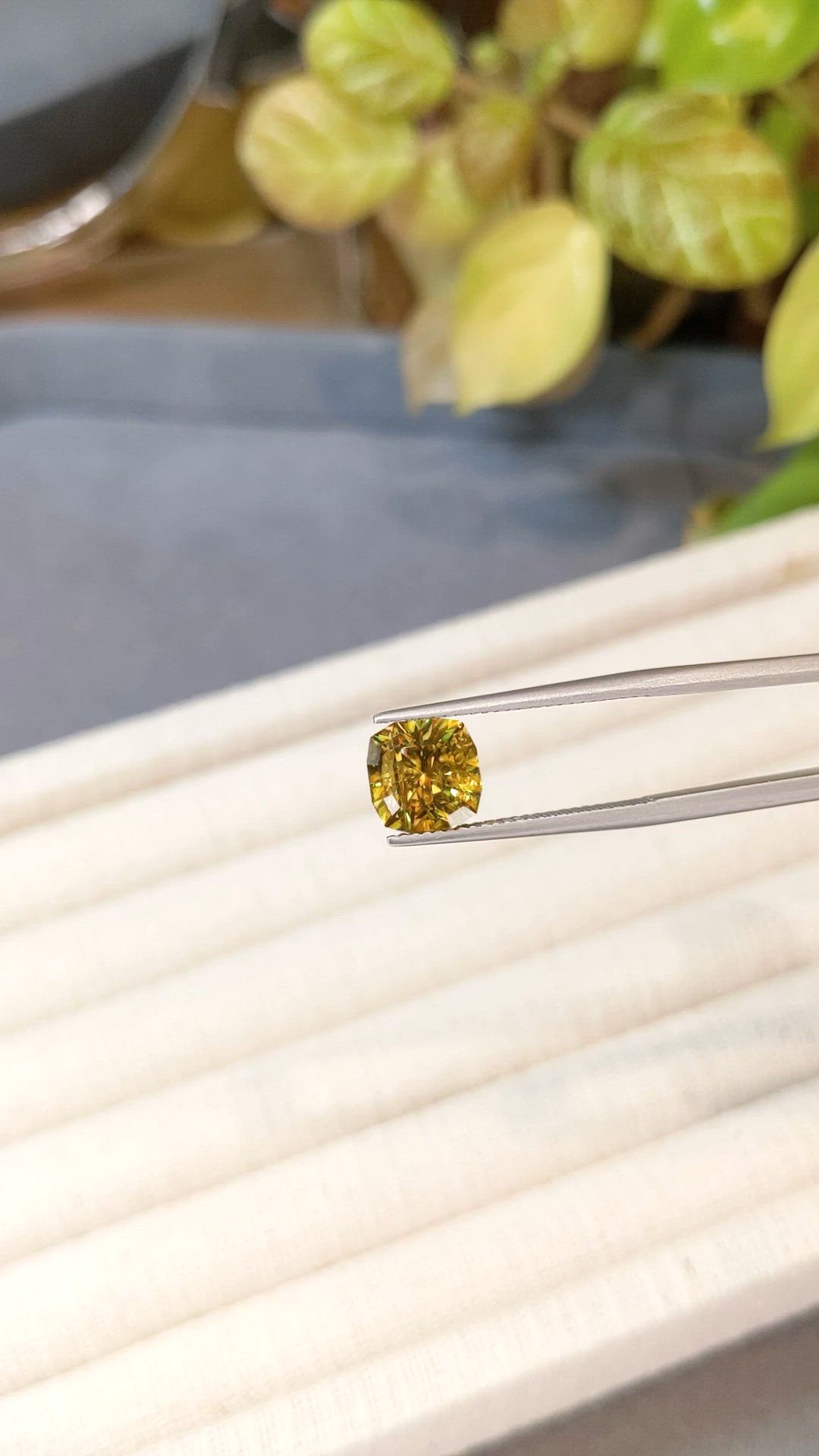 3.14 Ct. Yellowish Brown Sphene (Titanite) from Madagascar Size Video