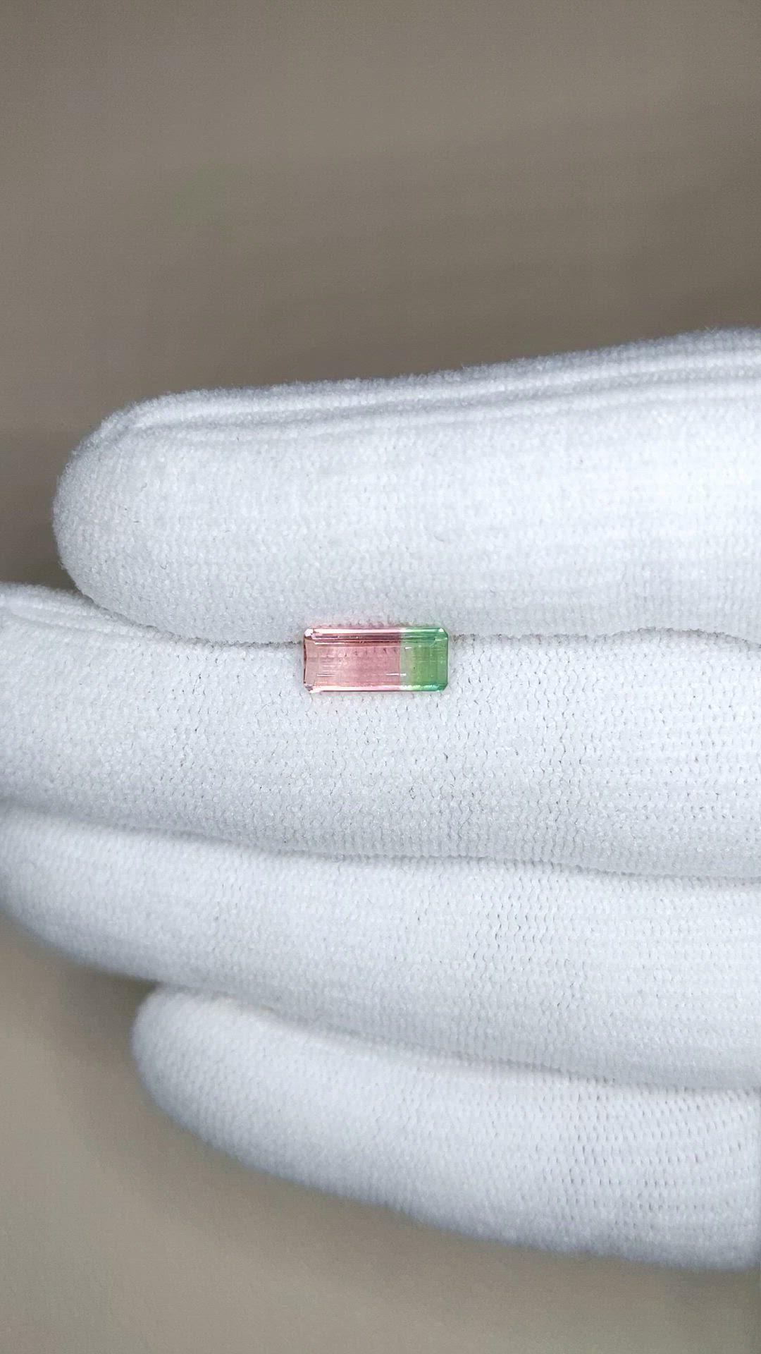 1.12 Ct. Watermelon Tourmaline from Brazil Size Video