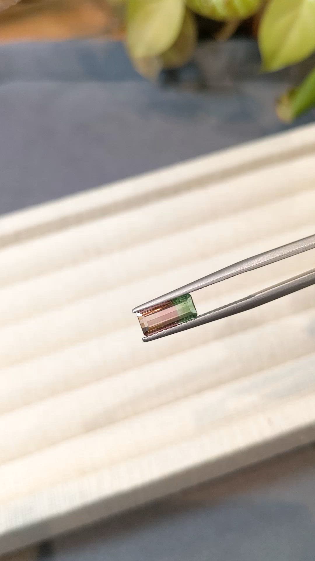 1.12 Ct. Watermelon Tourmaline from Brazil Size Video
