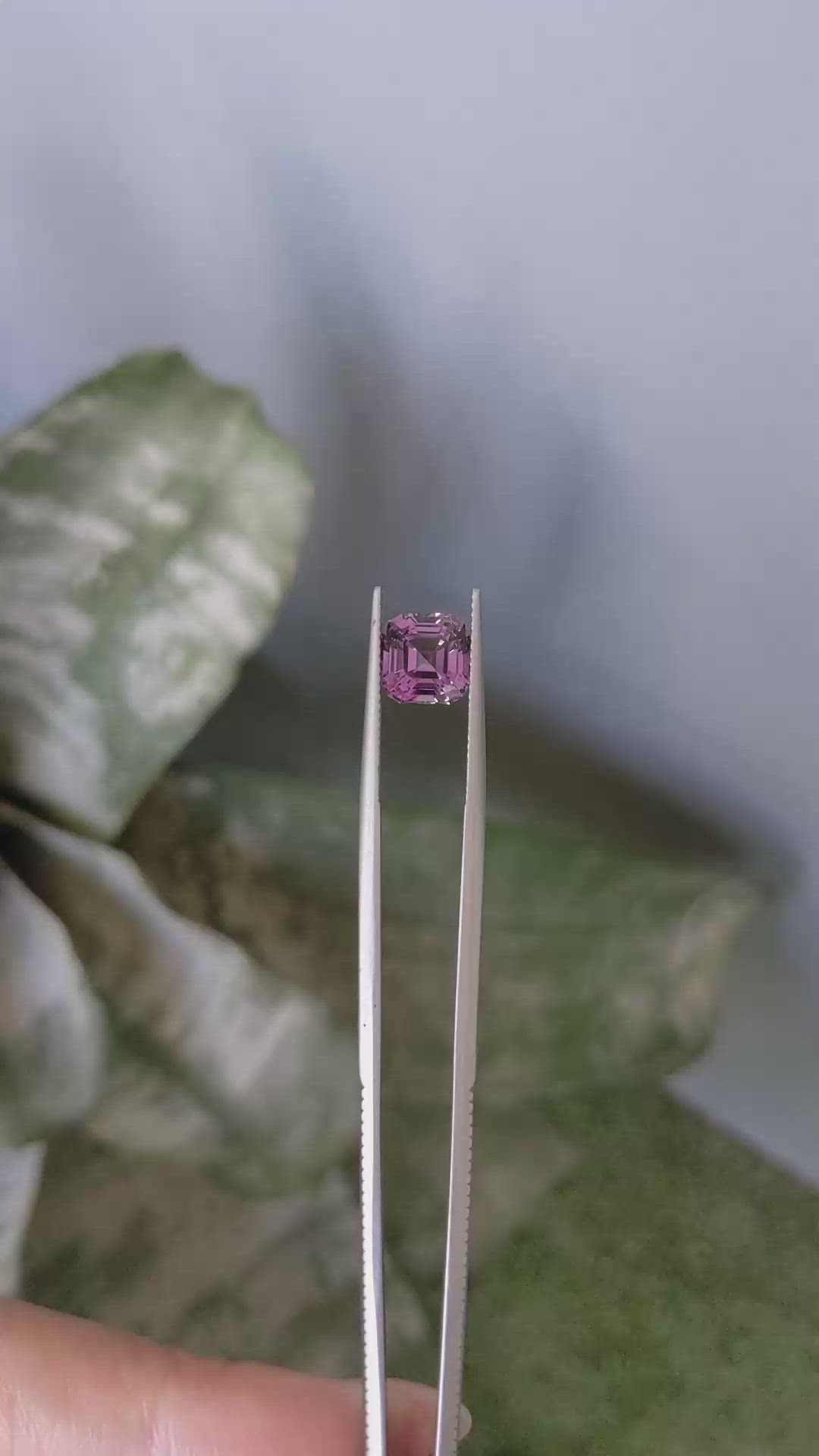 3.94 Ct. Purplish Pink Spinel from Burma (Myanmar) Size Video