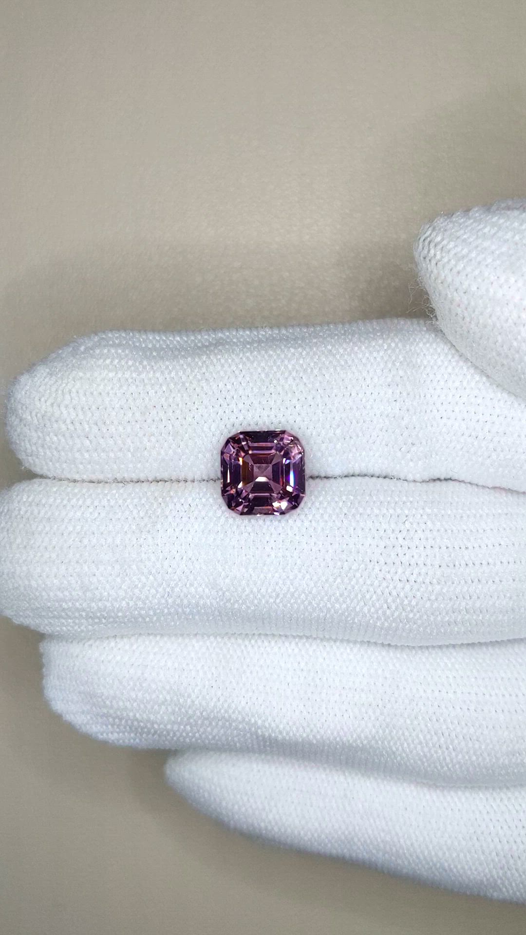 3.94 Ct. Purplish Pink Spinel from Burma (Myanmar) Size Video