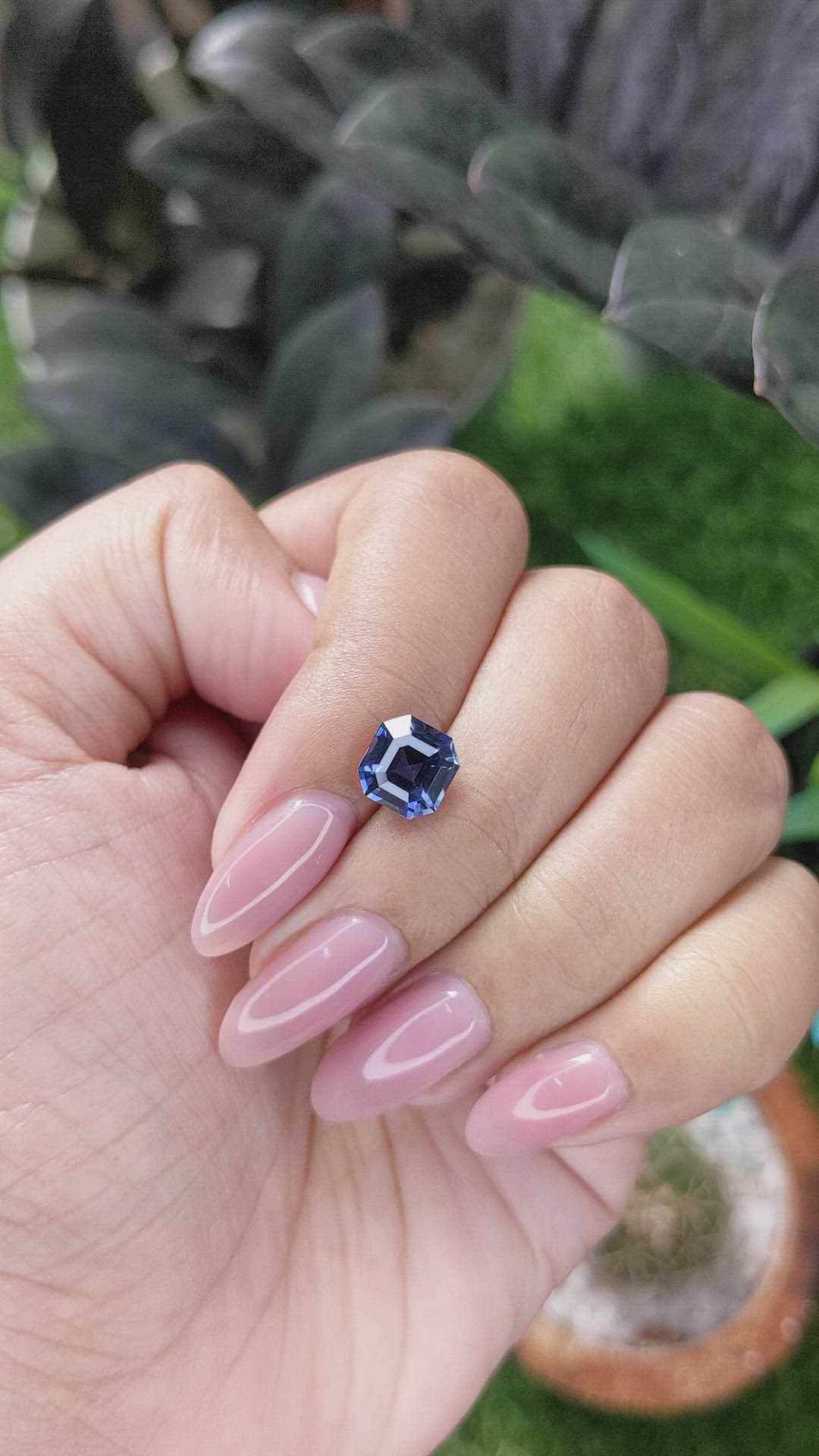 2.10 Ct. Blue Spinel from Tanzania Size Video
