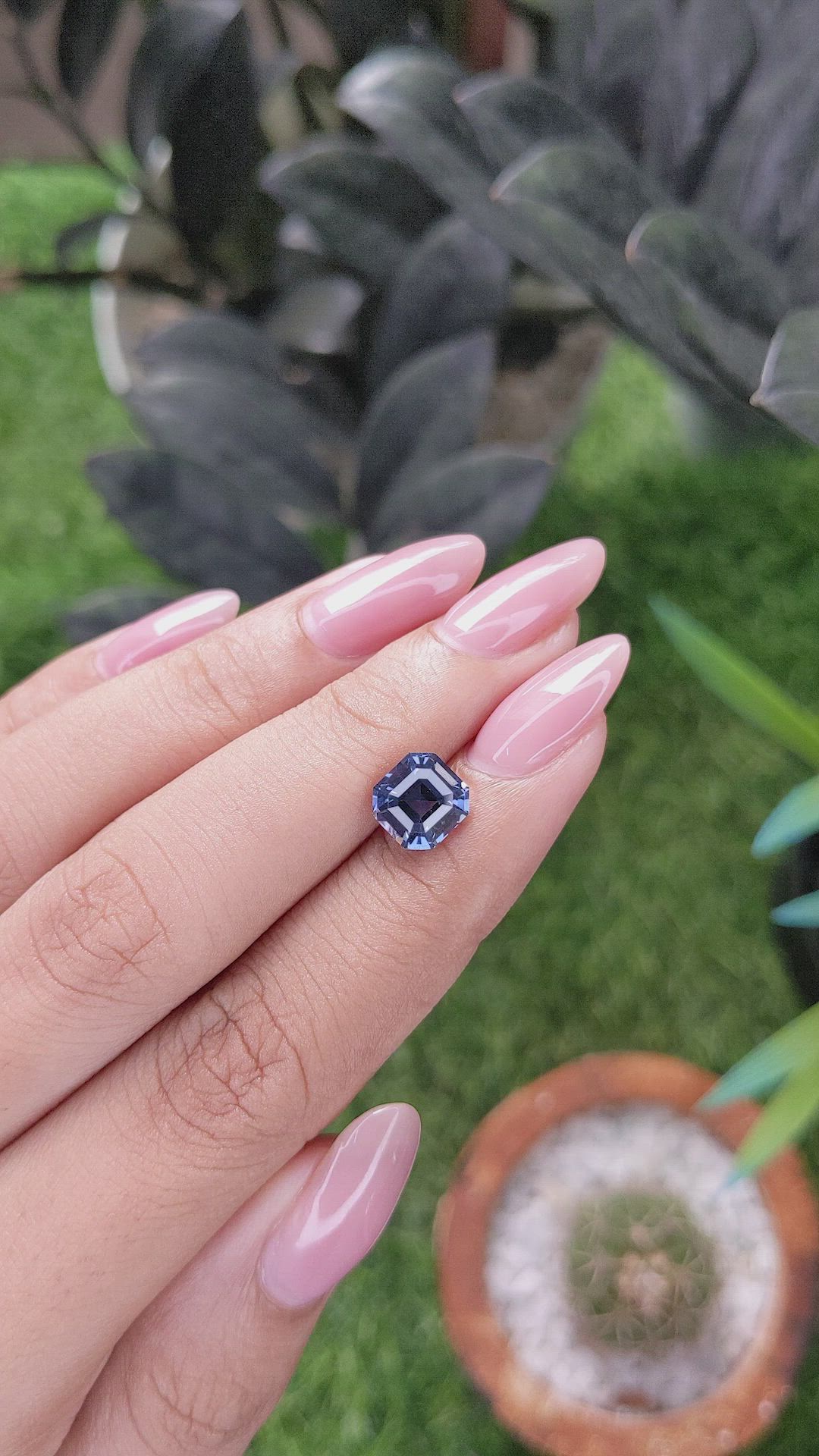 2.10 Ct. Blue Spinel from Tanzania Size Video
