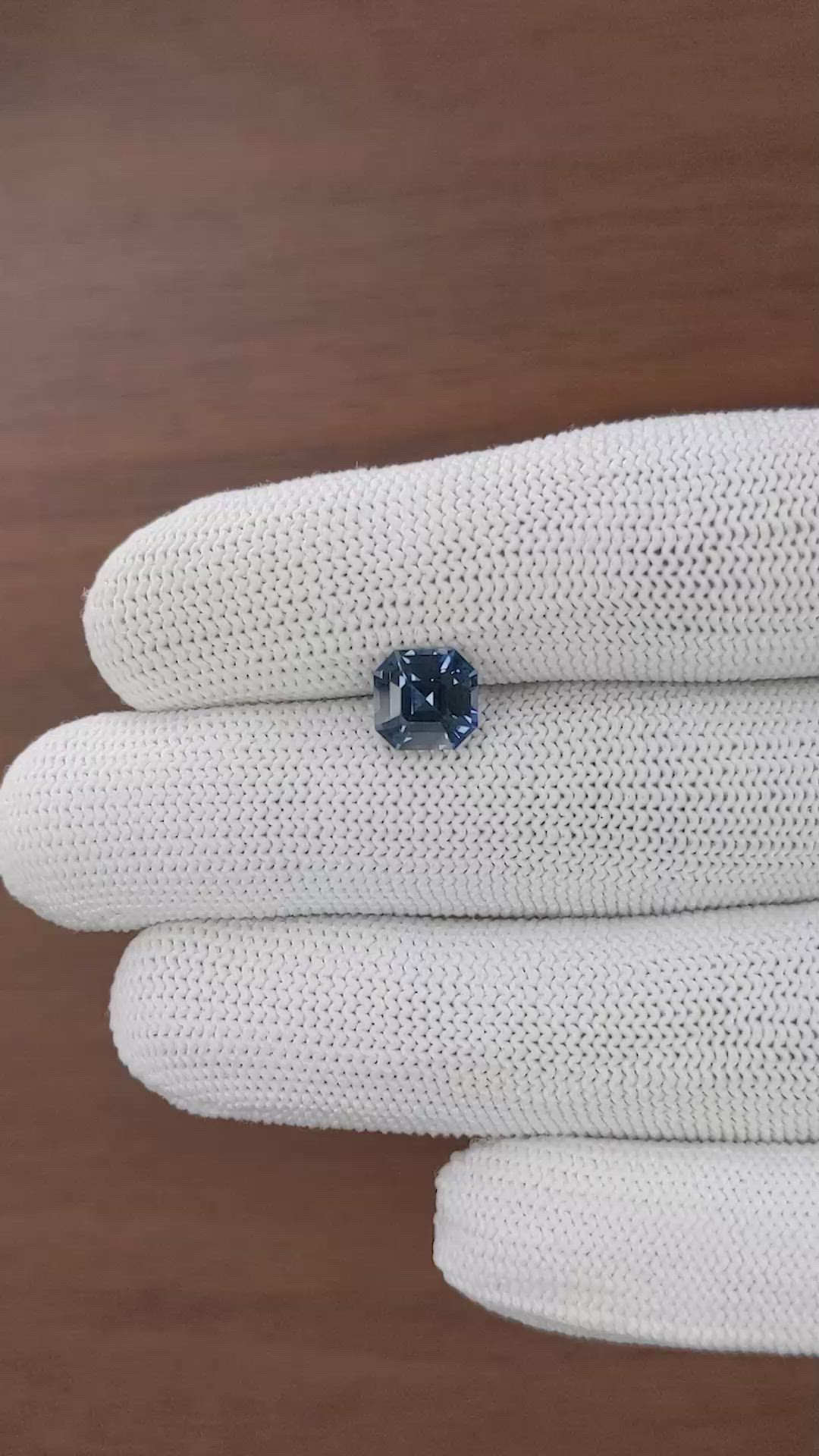 2.10 Ct. Blue Spinel from Tanzania Size Video