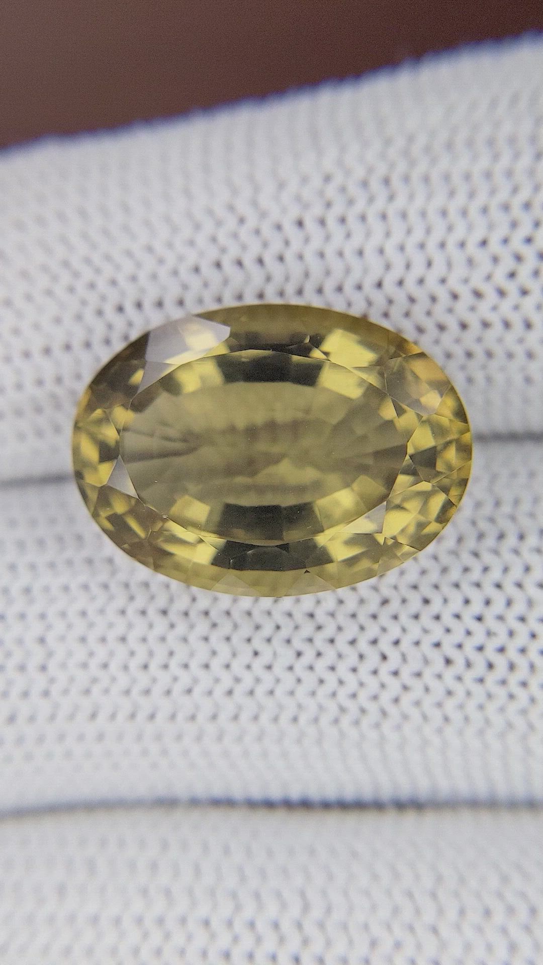 13.02 Ct. Yellowish Brown Citrine from Ceylon (Sri Lanka) Size Video