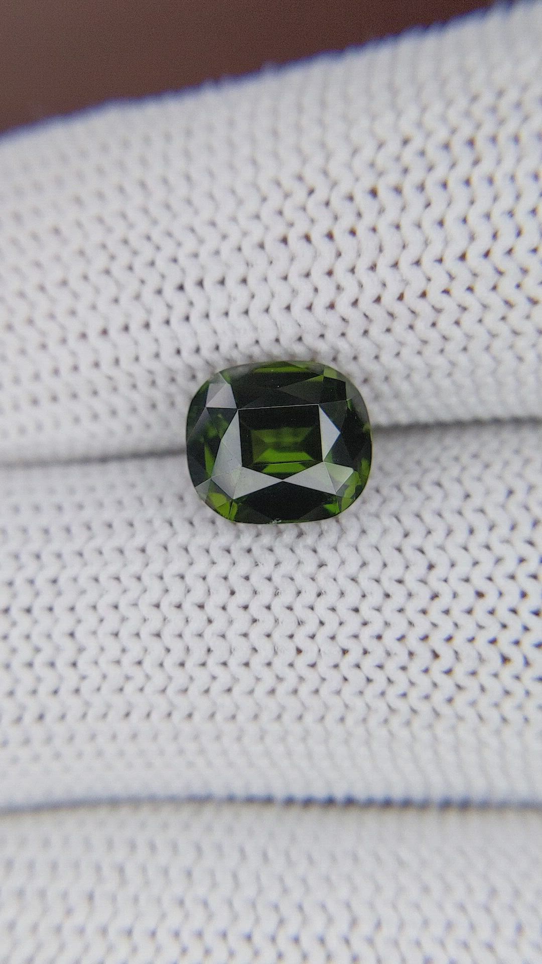 3.27 Ct. Green Zircon from Ceylon (Sri Lanka) Size Video