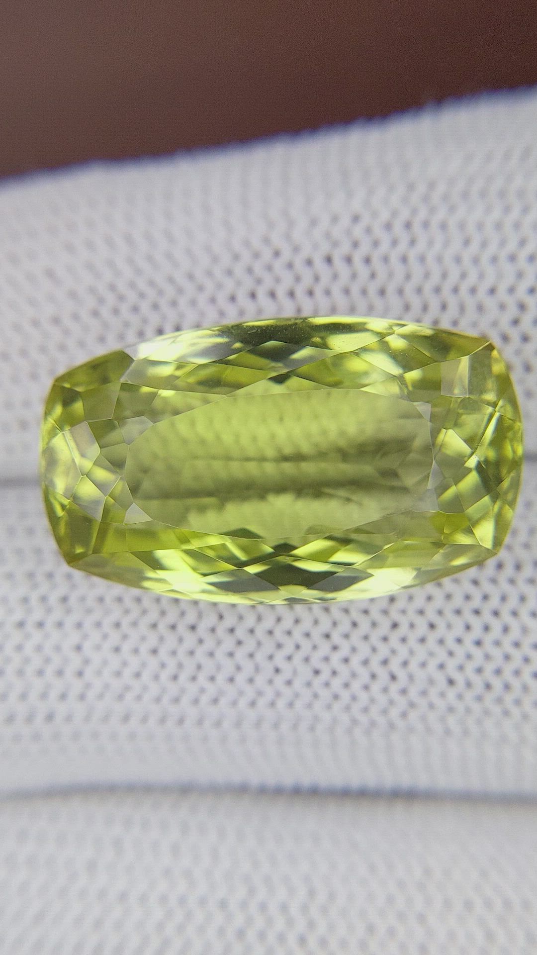 23.94 Ct. Yellowish Green Citrine from Ceylon (Sri Lanka) Size Video